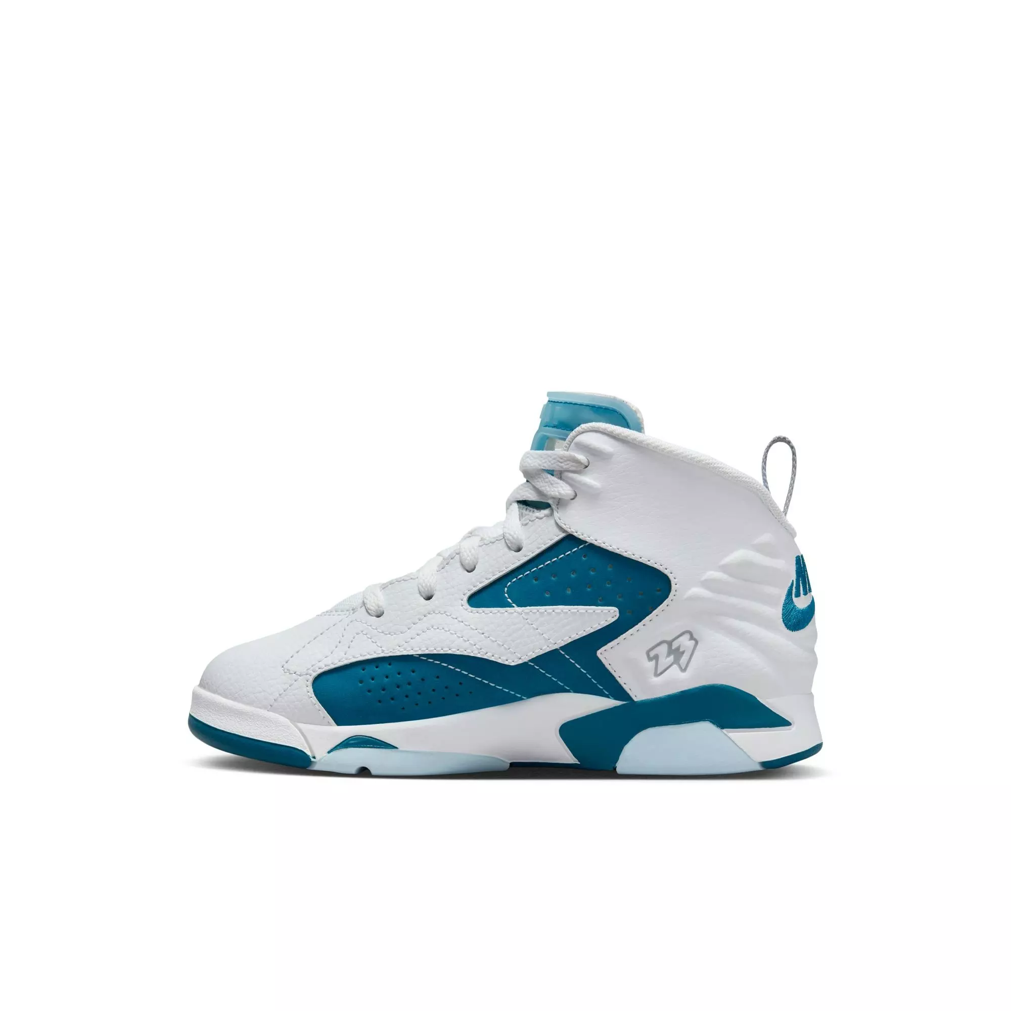Jordan MVP "White/Industrial Blue/Wolf Grey" Preschool Boys' Shoe - WHITE/BLUE