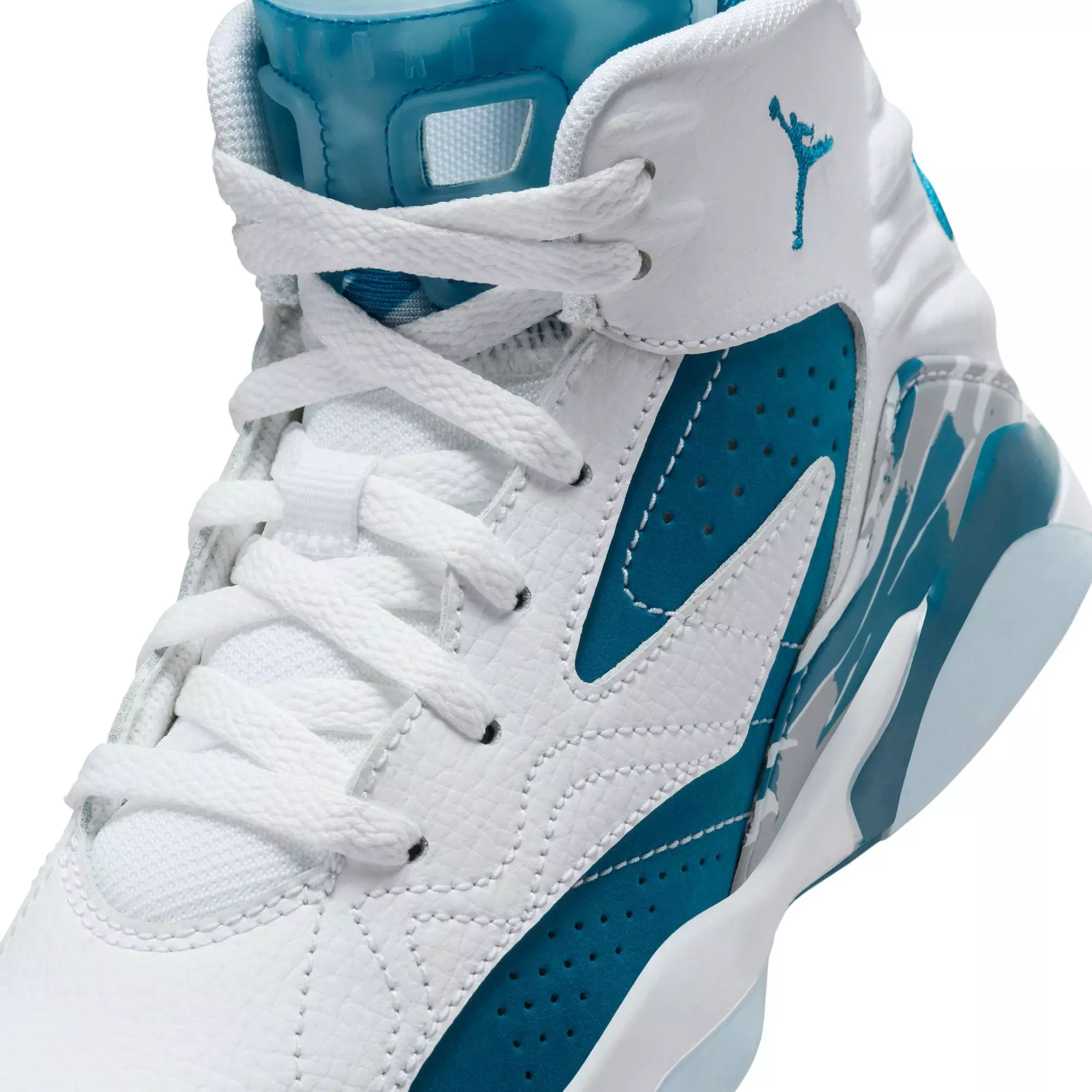 Jordan MVP "White/Industrial Blue/Wolf Grey" Preschool Boys' Shoe - WHITE/BLUE