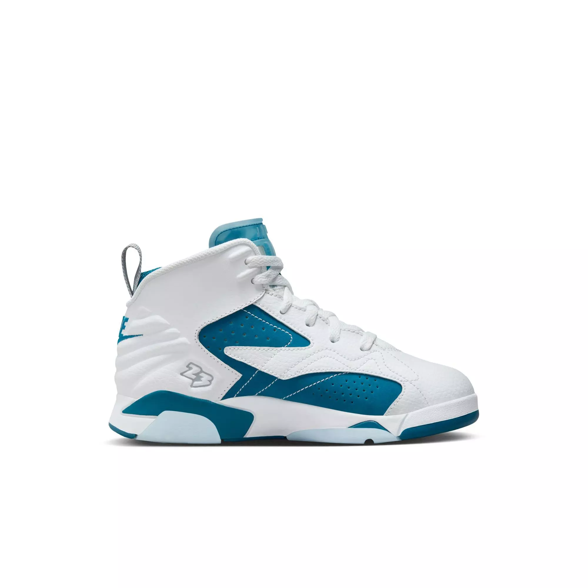 Jordan MVP "White/Industrial Blue/Wolf Grey" Preschool Boys' Shoe - WHITE/BLUE