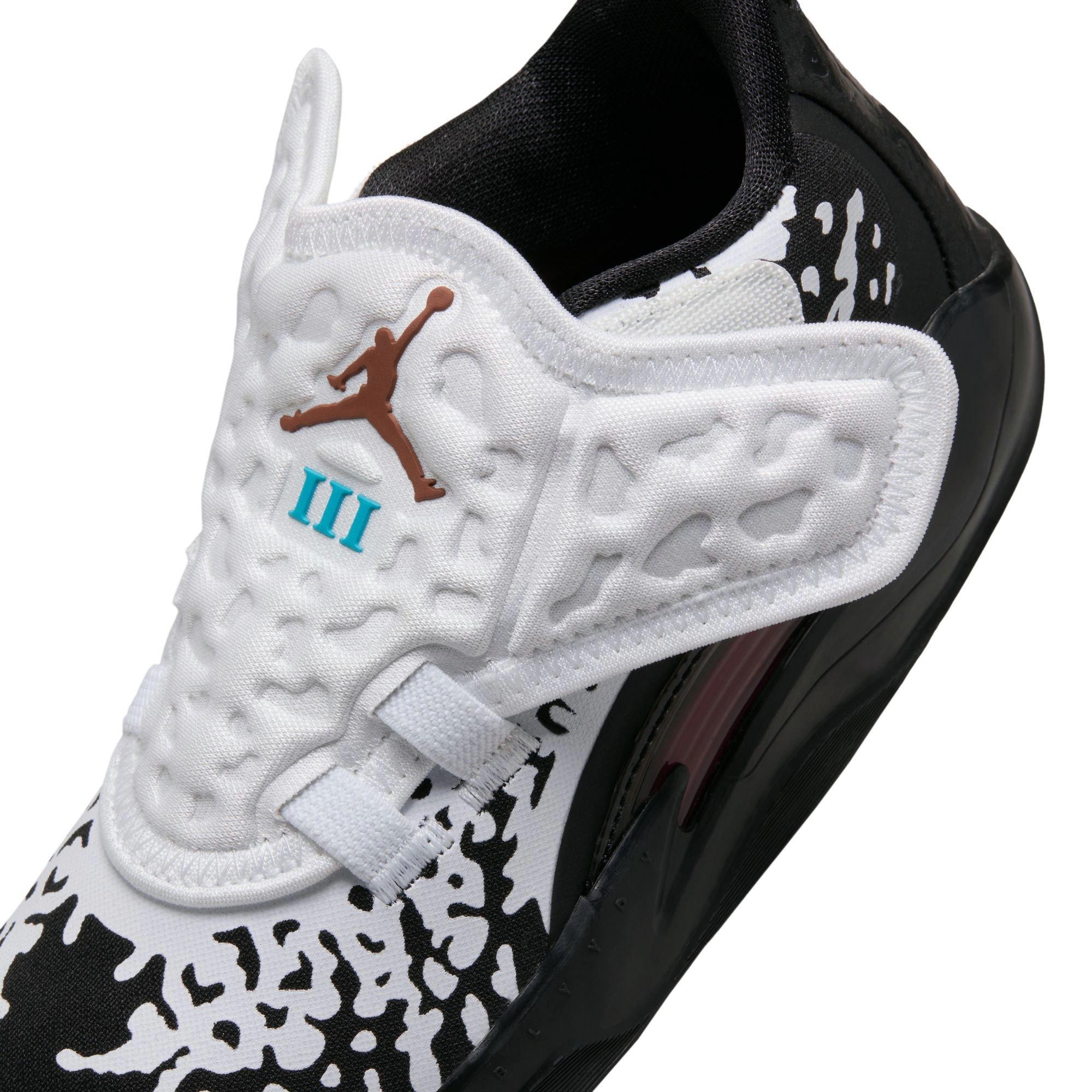 Jordan Zion 3 "Pressure" Preschool Kids' Basketball Shoe - BLACK/BRITISH TAN/WHITE Thumbnail View 6