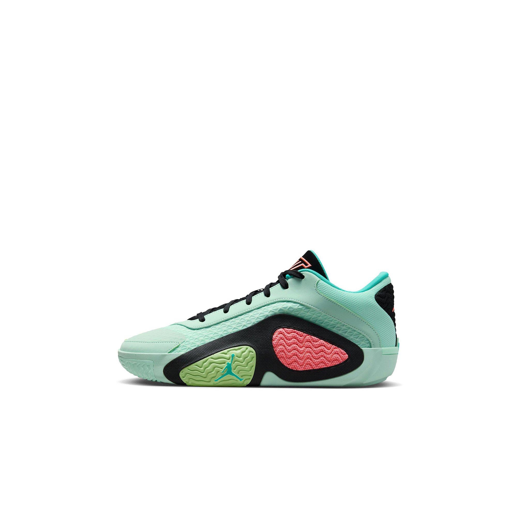 Jordan Tatum 2 "Vortex" Preschool Kids' Basketball Shoe - MINT FOAM/LAVA GLOW/BLACK Thumbnail View 6