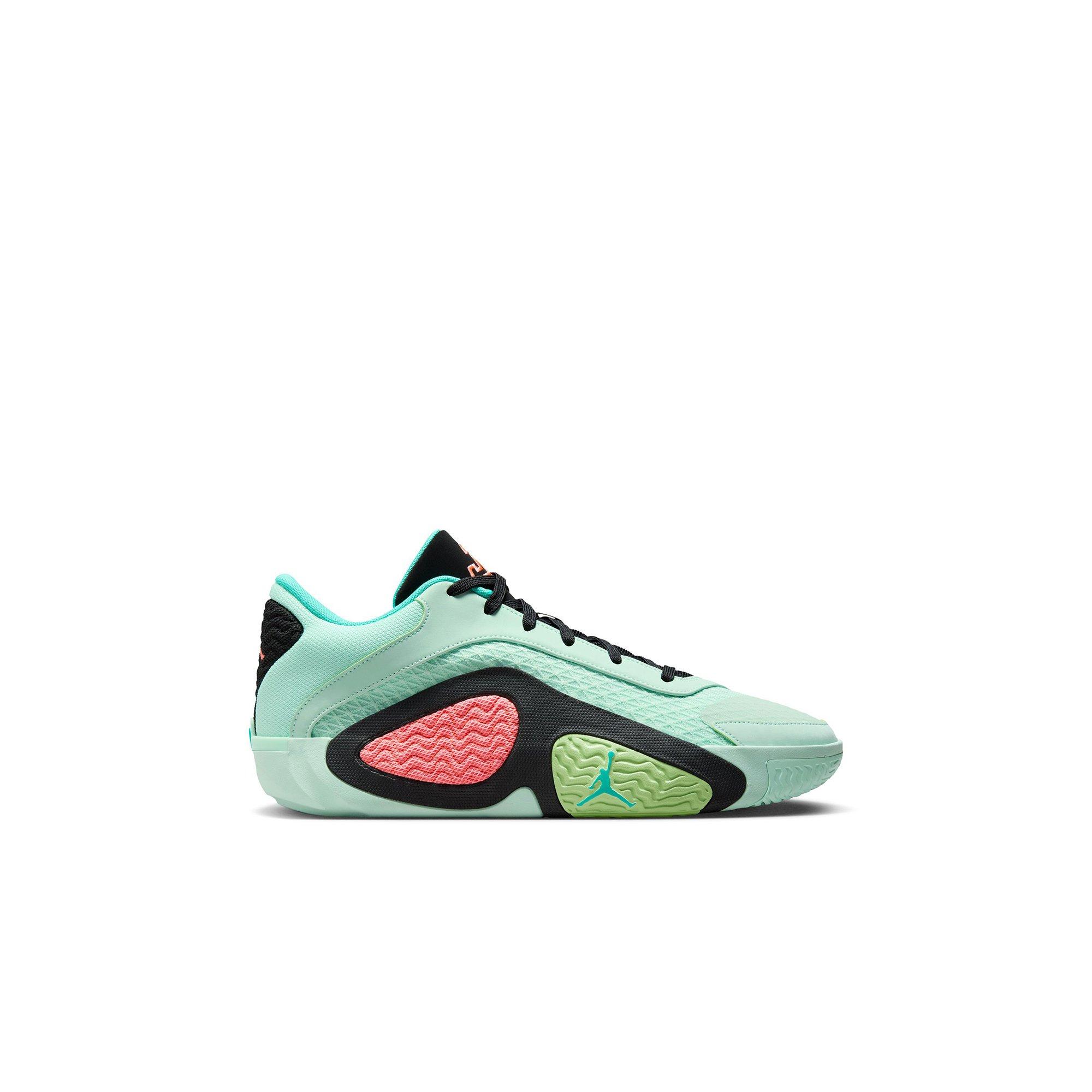 Jordan Tatum 2 "Vortex" Preschool Kids' Basketball Shoe - MINT FOAM/LAVA GLOW/BLACK Thumbnail View 1