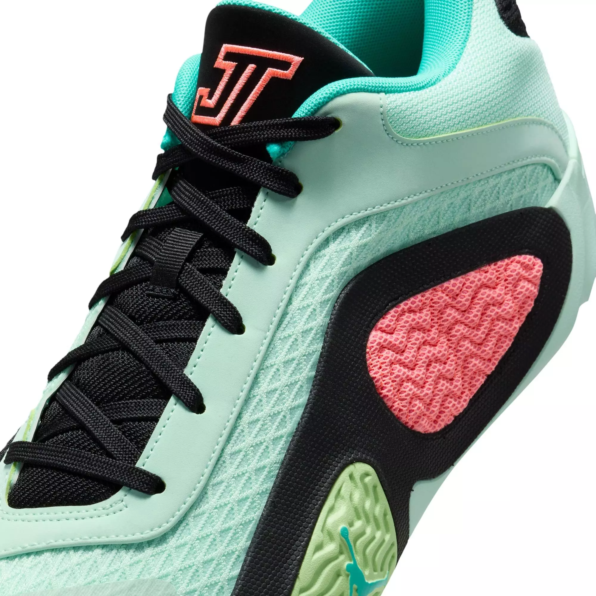 Jordan Tatum 2 "Vortex" Preschool Kids' Basketball Shoe - MINT FOAM/LAVA GLOW/BLACK