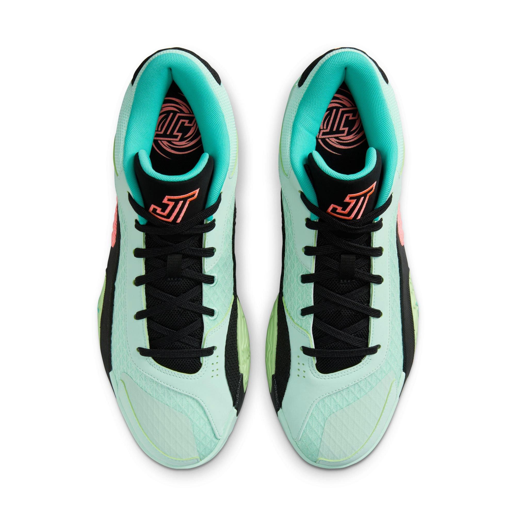 Jordan Tatum 2 "Vortex" Preschool Kids' Basketball Shoe - MINT FOAM/LAVA GLOW/BLACK Thumbnail View 9