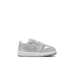 Jordan 1 Retro Low OG "Metallic Silver" Toddler Kids' Shoe
