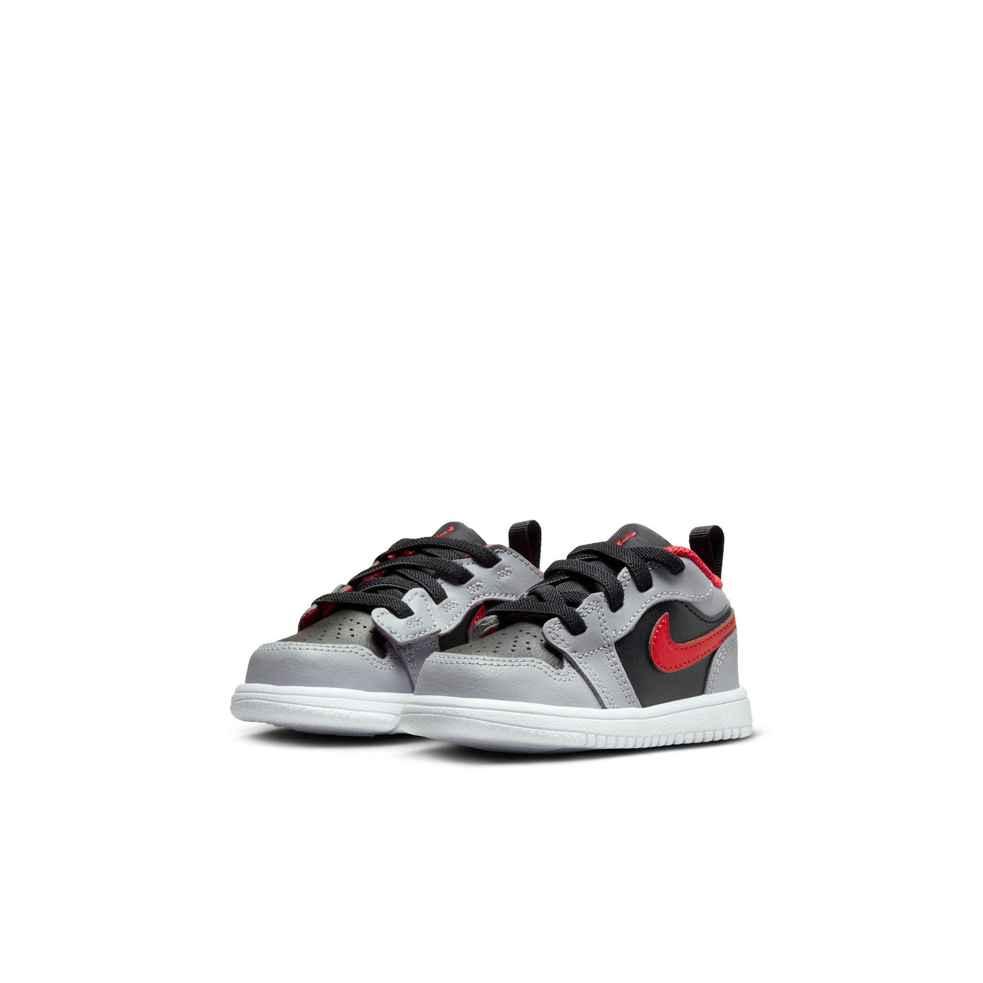 Jordan 1 Low Alt Toddler Boys' "Black/Fire Red/Cement Grey/White" Shoe