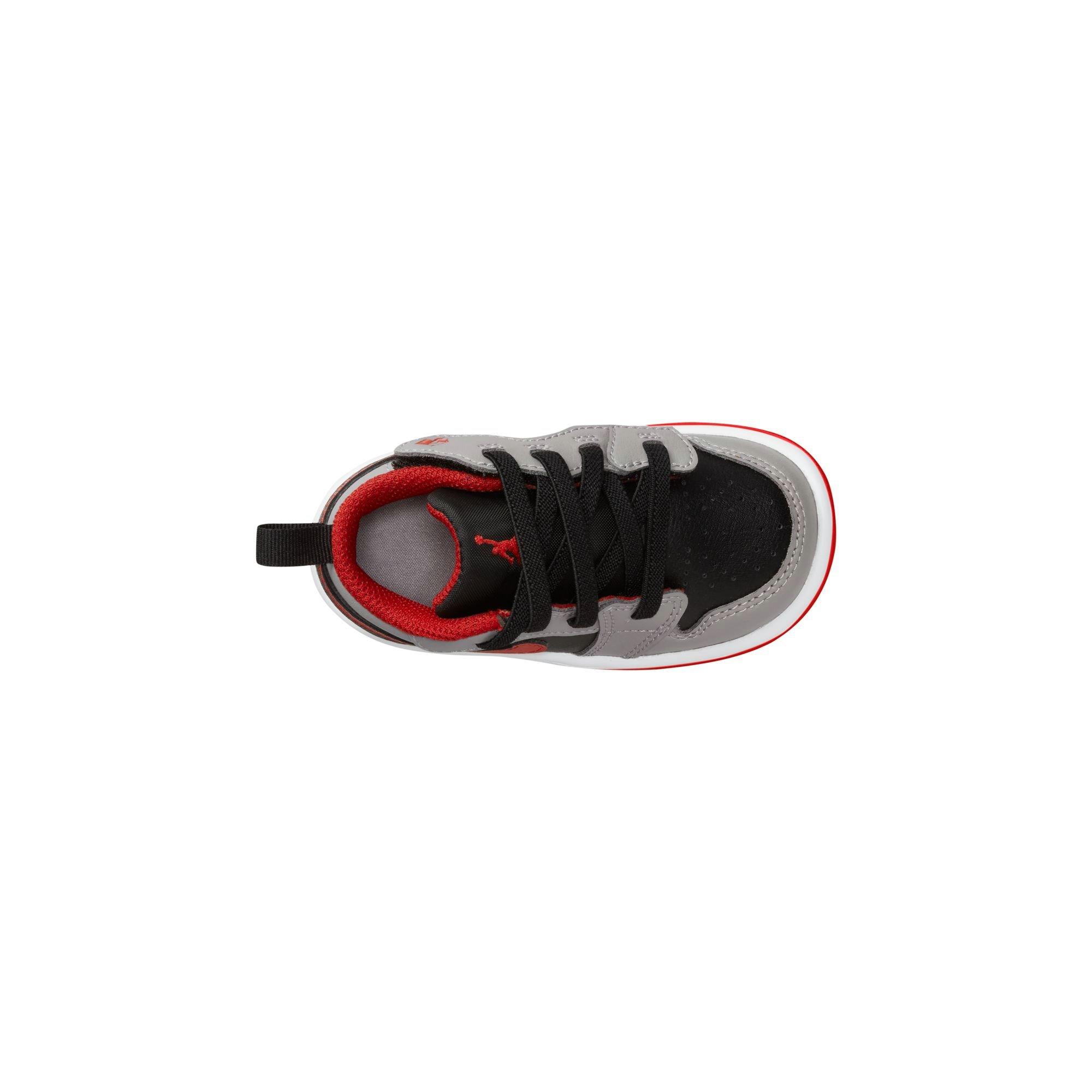 Jordan 1 Low Alt Toddler Boys' "Black/Fire Red/Cement Grey/White" Shoe