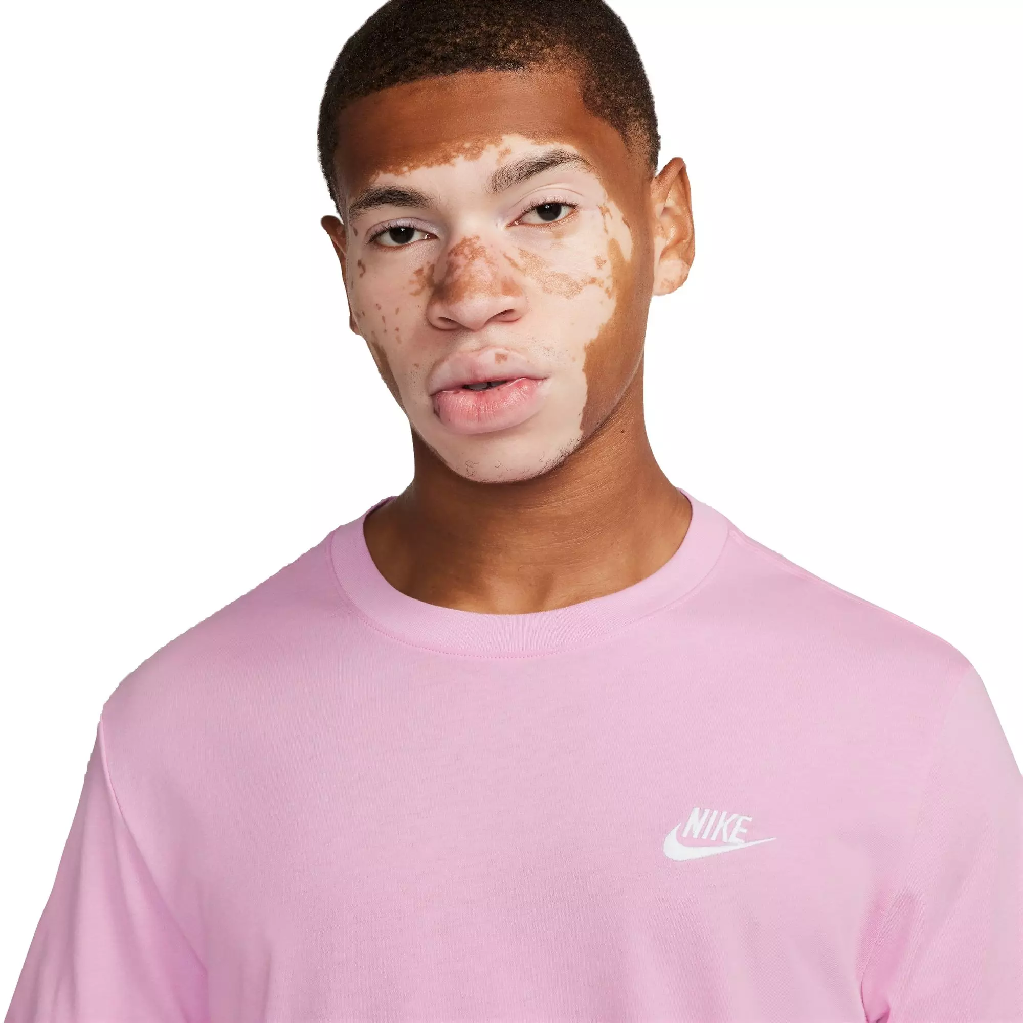 Nike Men's Sportswear Club Tee-Pink - PINK