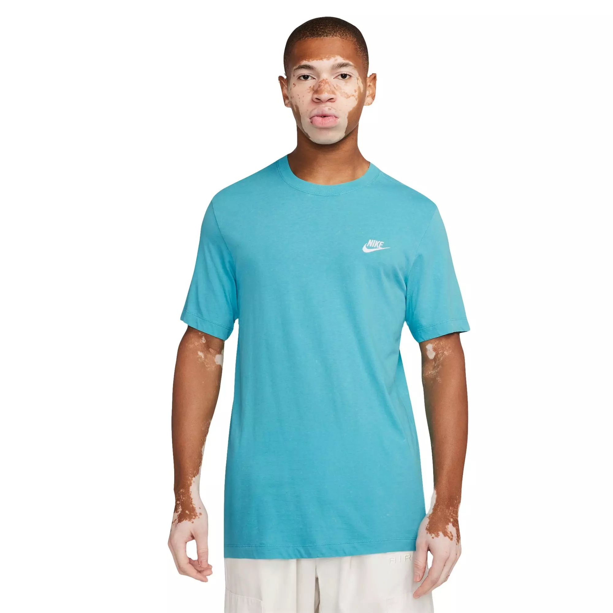 Nike Men's Sportswear Club Novelty Tee - Blue - BLUE