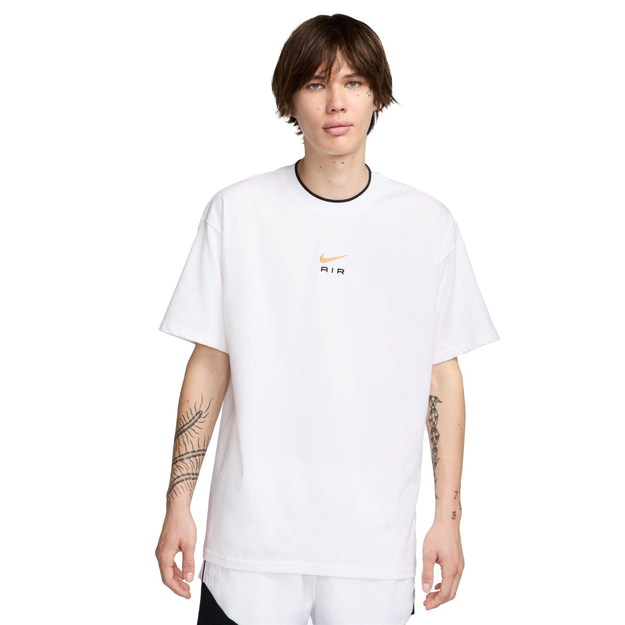 Nike Men's Air Swoosh Tee - WHITE Thumbnail View 1