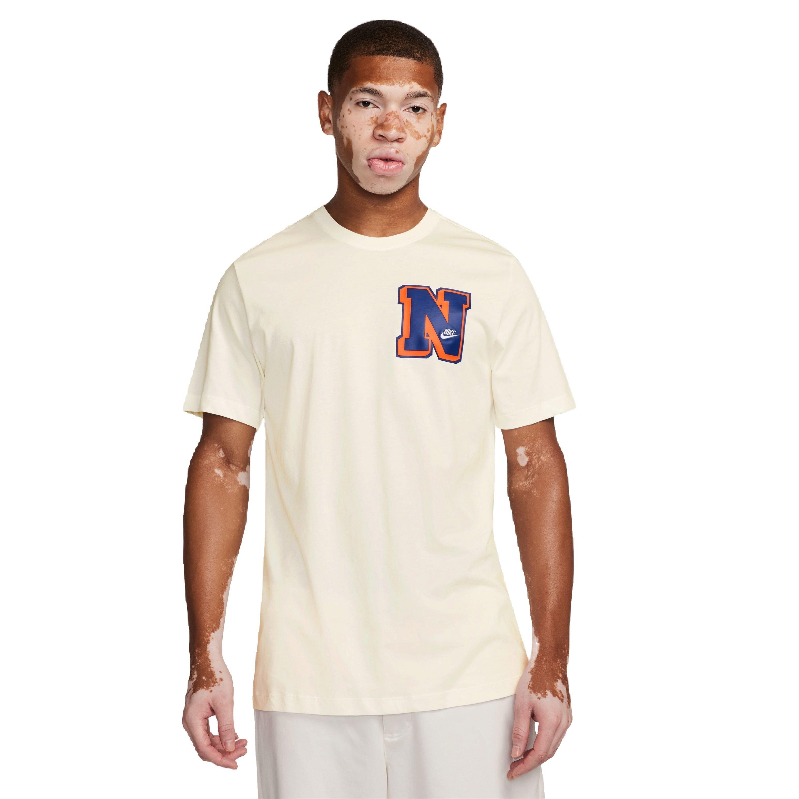 Nike Men's Sportswear Club Varsity Tee - SAIL Thumbnail View 1
