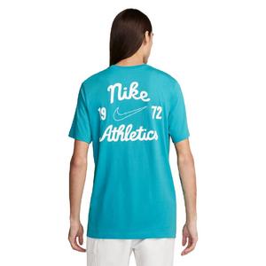 Nike Men's Sportswear Club Varsity Tee-Blue