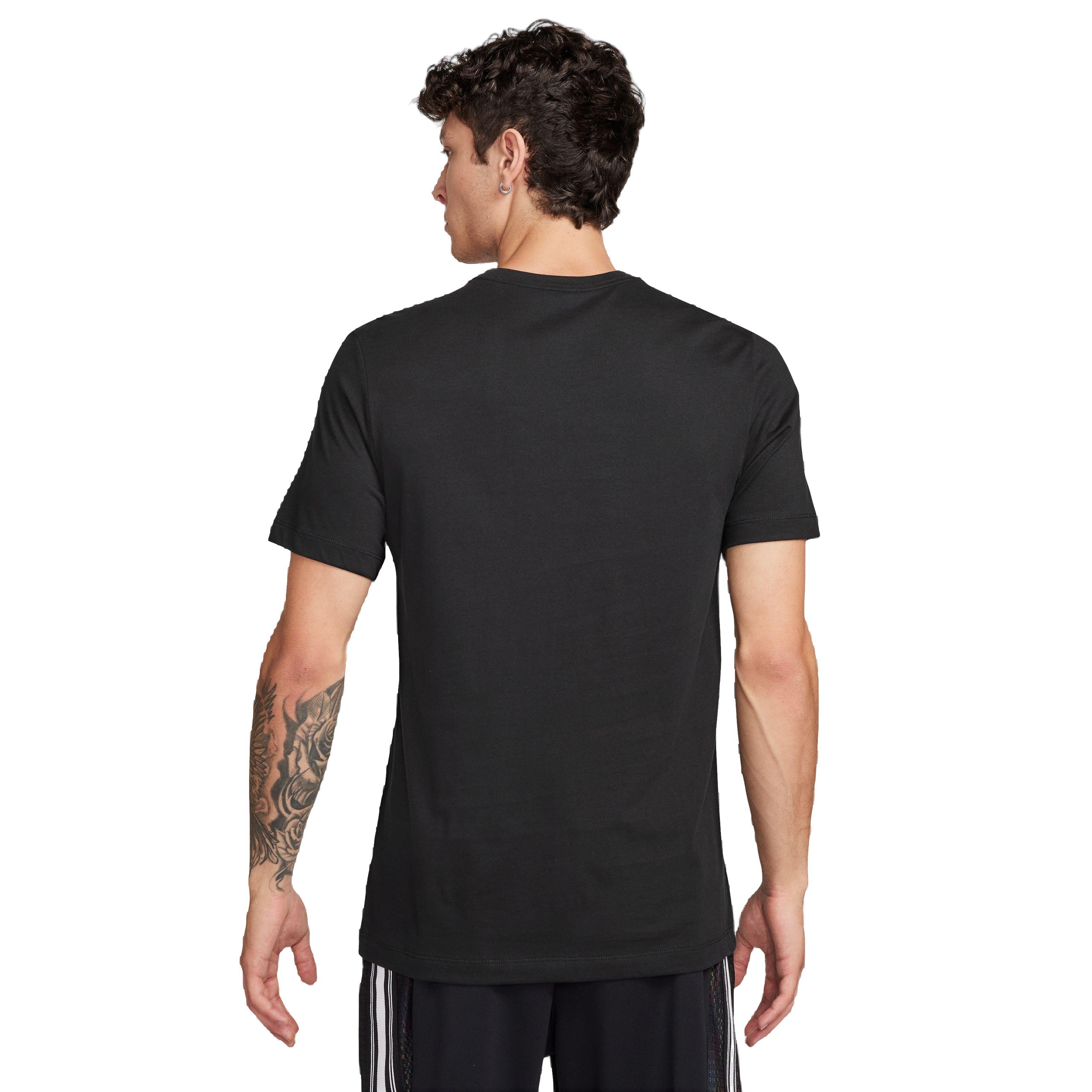 Nike Men's Basketball Photo Tee - BLACK Thumbnail View 2