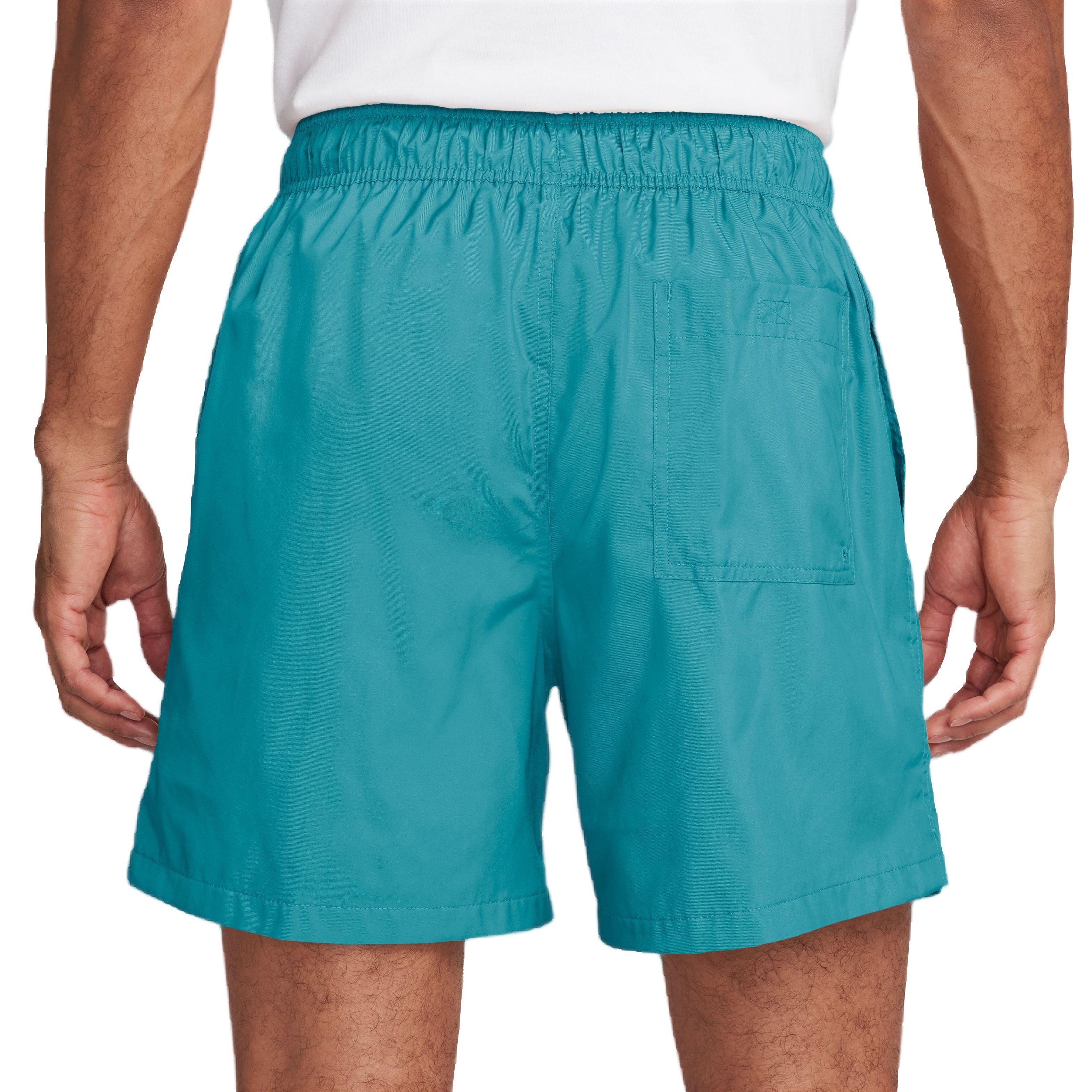Nike Men's Club Woven Flow Shorts - Blue - BLUE Thumbnail View 2