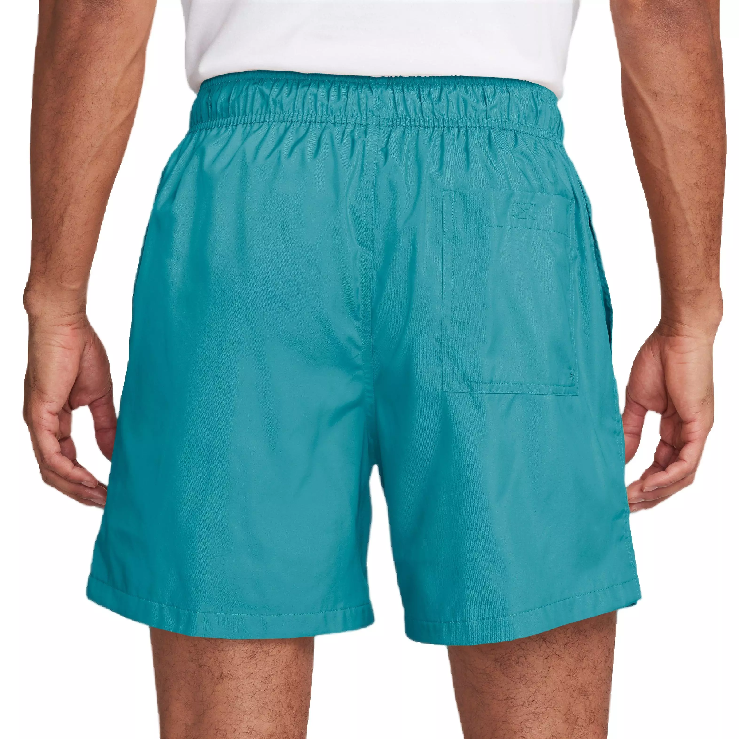 Nike Men's Club Woven Flow Shorts-Blue - BLUE