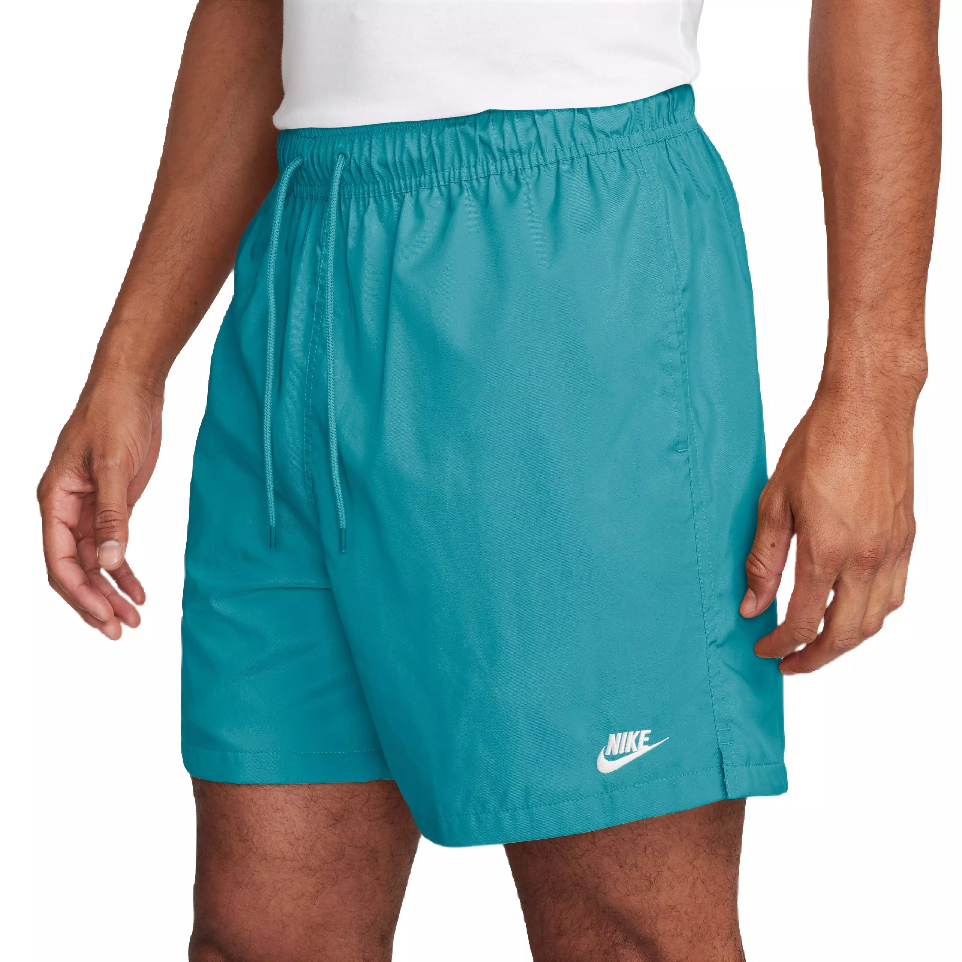 Nike Men's Club Woven Flow Shorts-Blue - BLUE