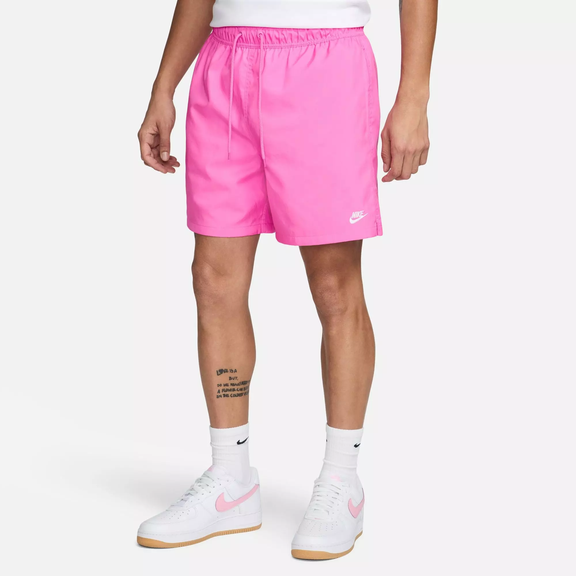 Nike Men's Club Woven Flow Shorts - PINK