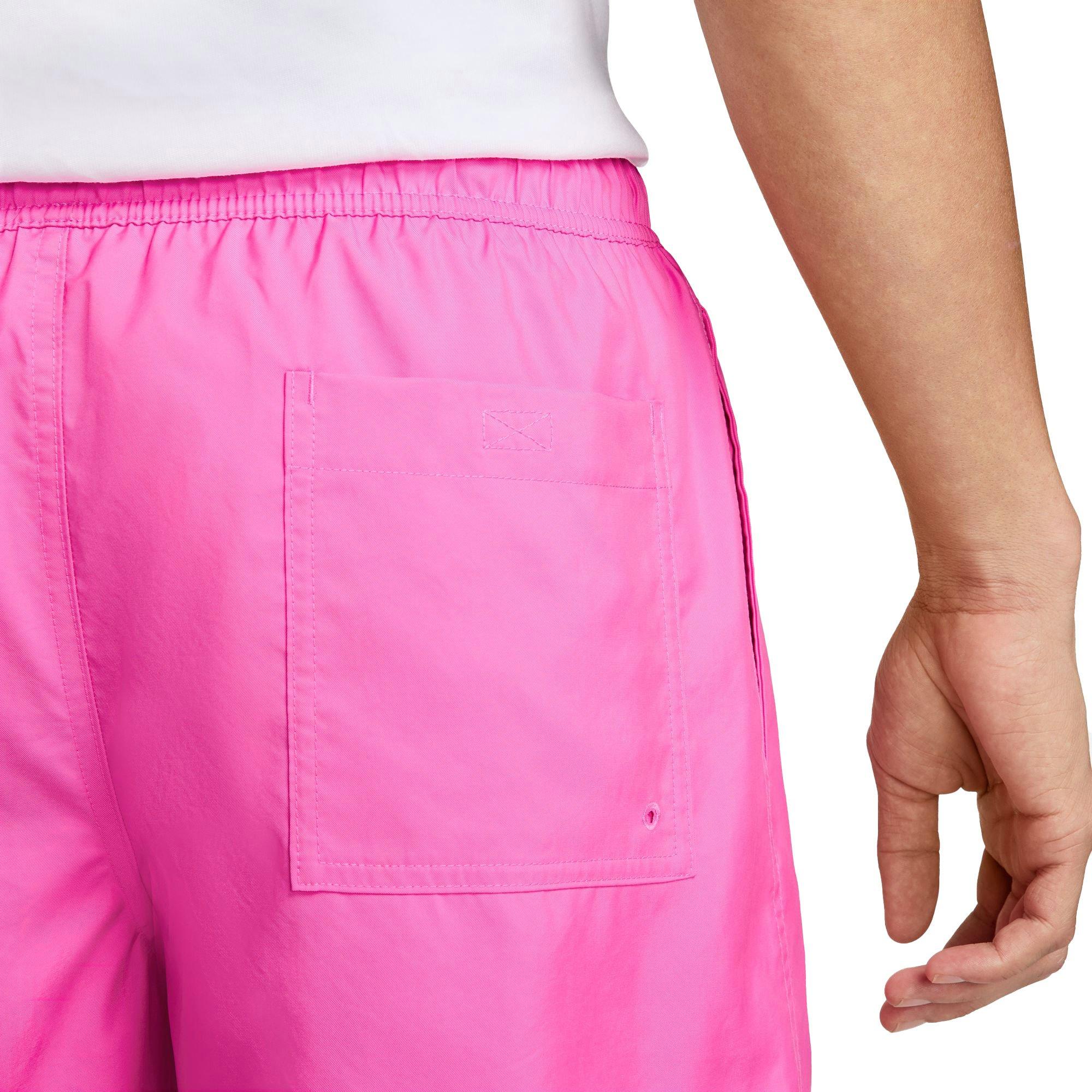 Nike Men's Club Woven Flow Shorts - Pink - PINK Thumbnail View 5