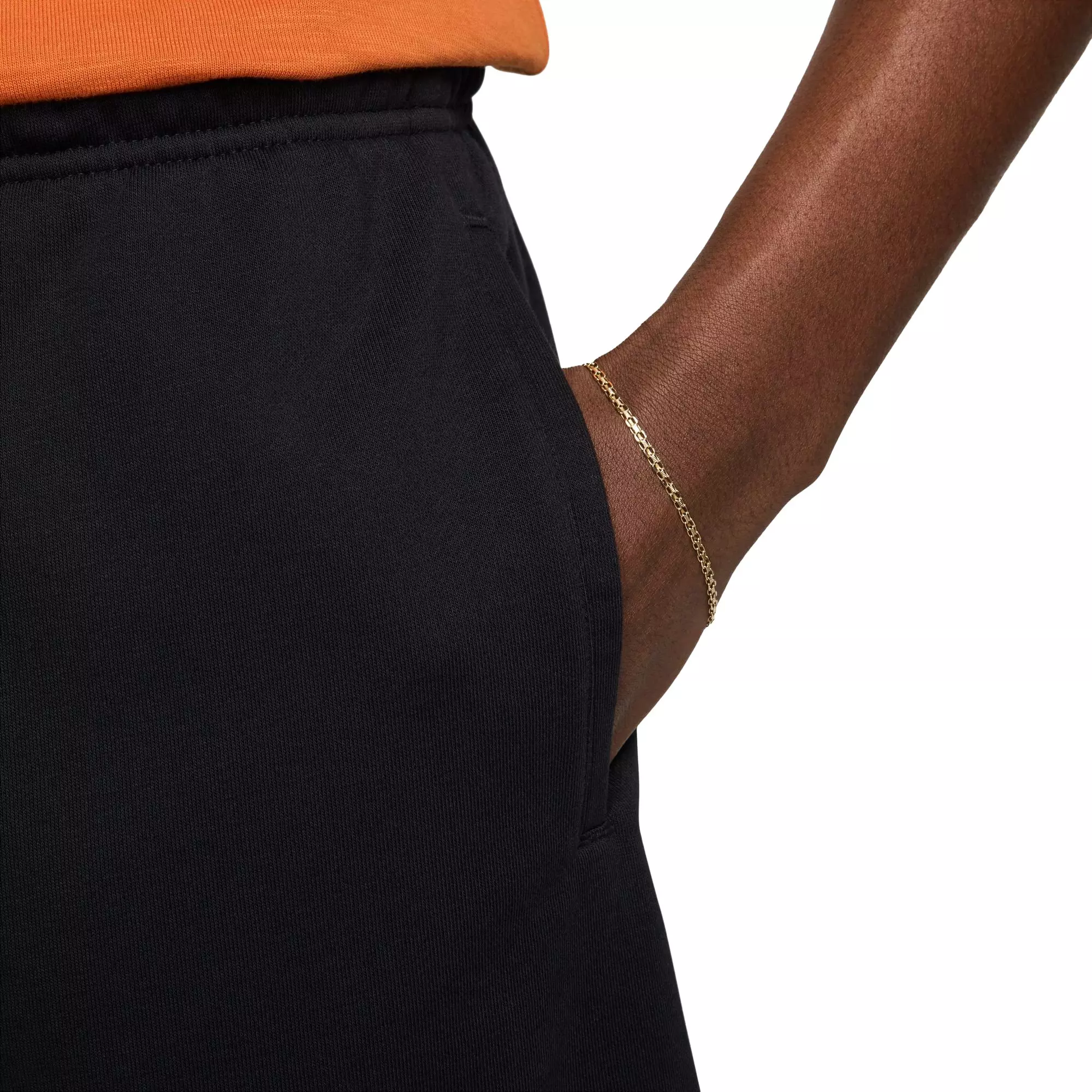 Nike Men's Club Fleece French Terry Shorts - BLACK