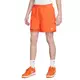 Nike Men's Club Fleece Flow Shorts - ORANGE Thumbnail View 3