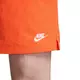 Nike Men's Club Fleece Flow Shorts - ORANGE Thumbnail View 5