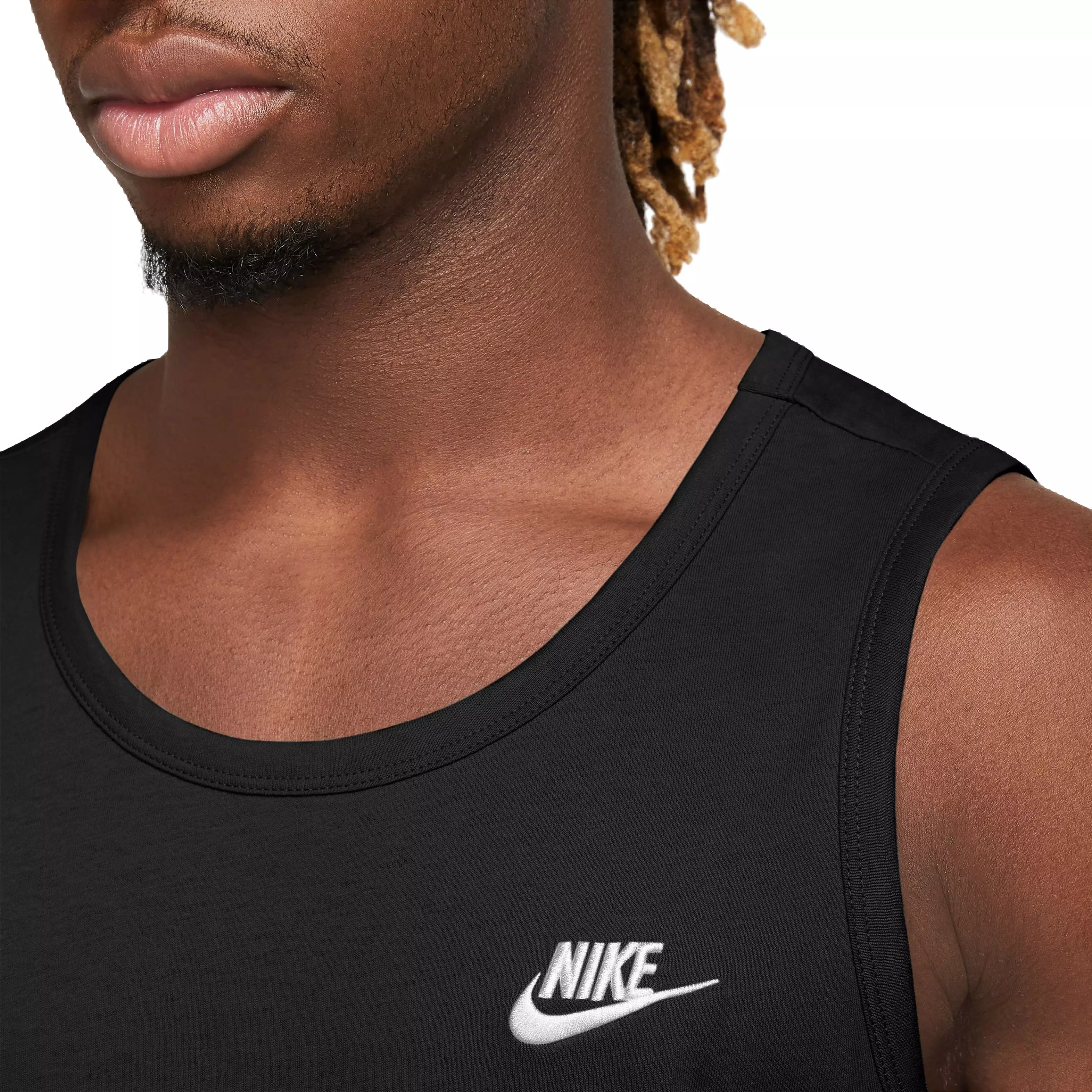 Nike Men's Sportswear Club Tank-Black - BLACK