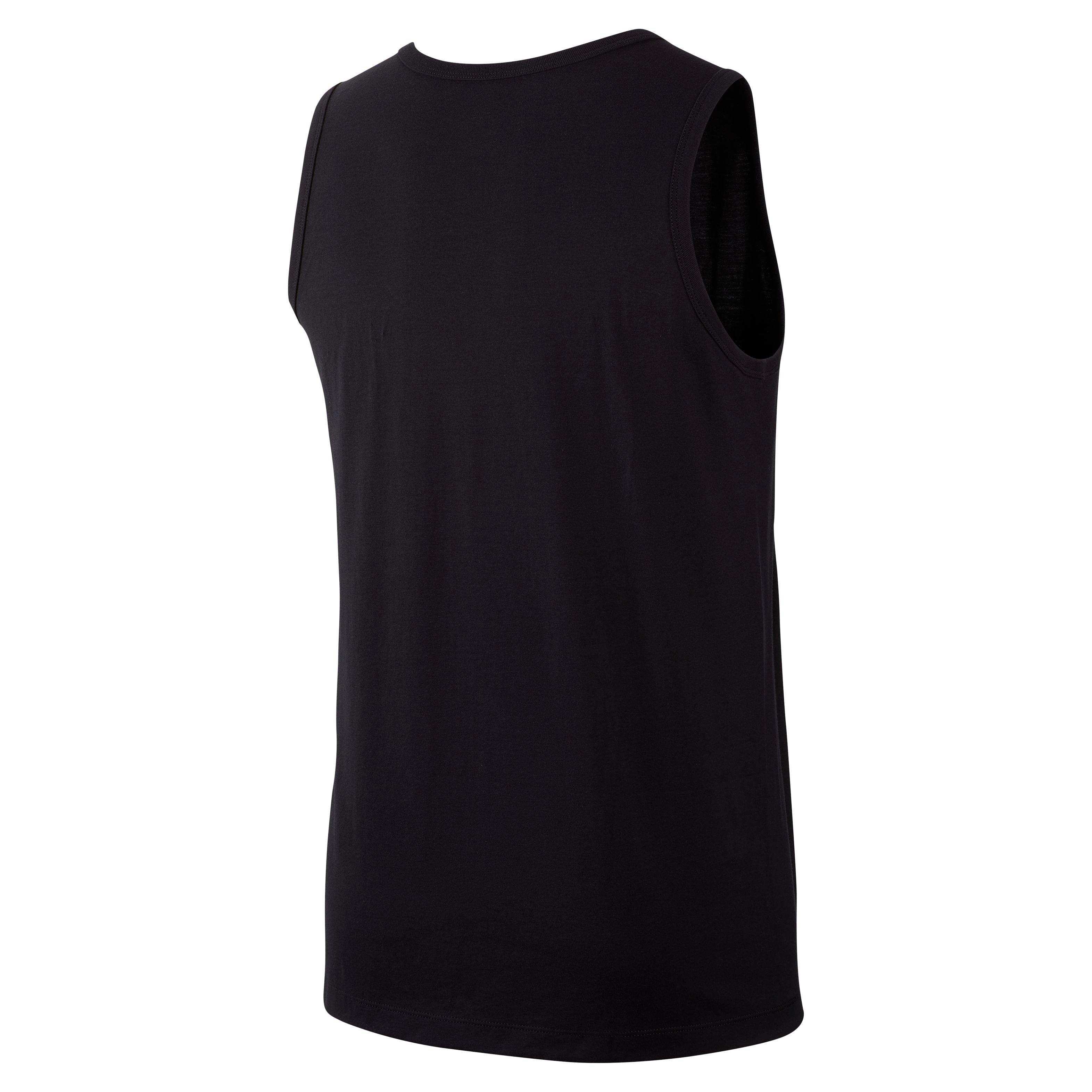 Nike Men's Sportswear Club Tank-Black - BLACK Thumbnail View 5