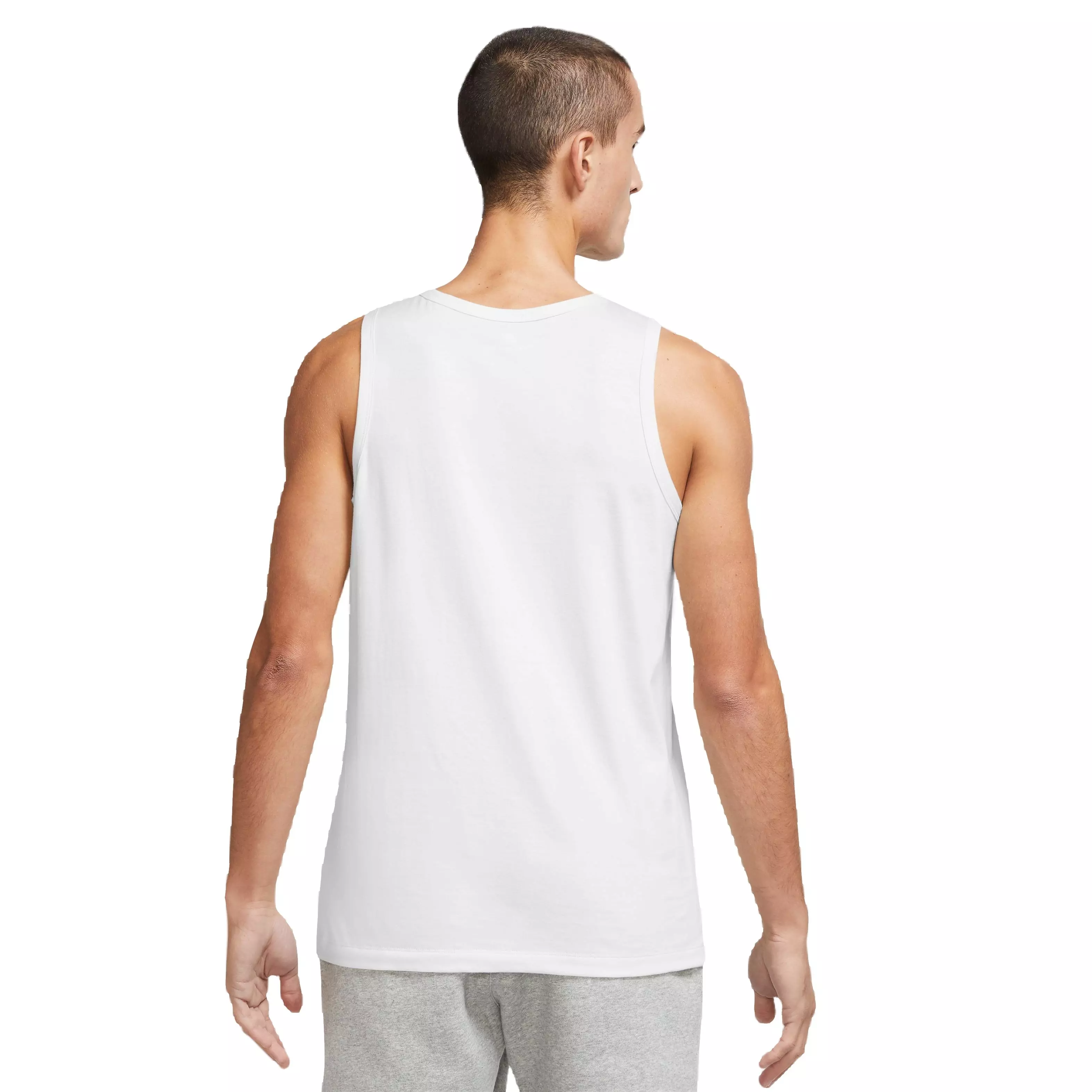 Nike Men's Sportswear Club Tank - White - WHITE
