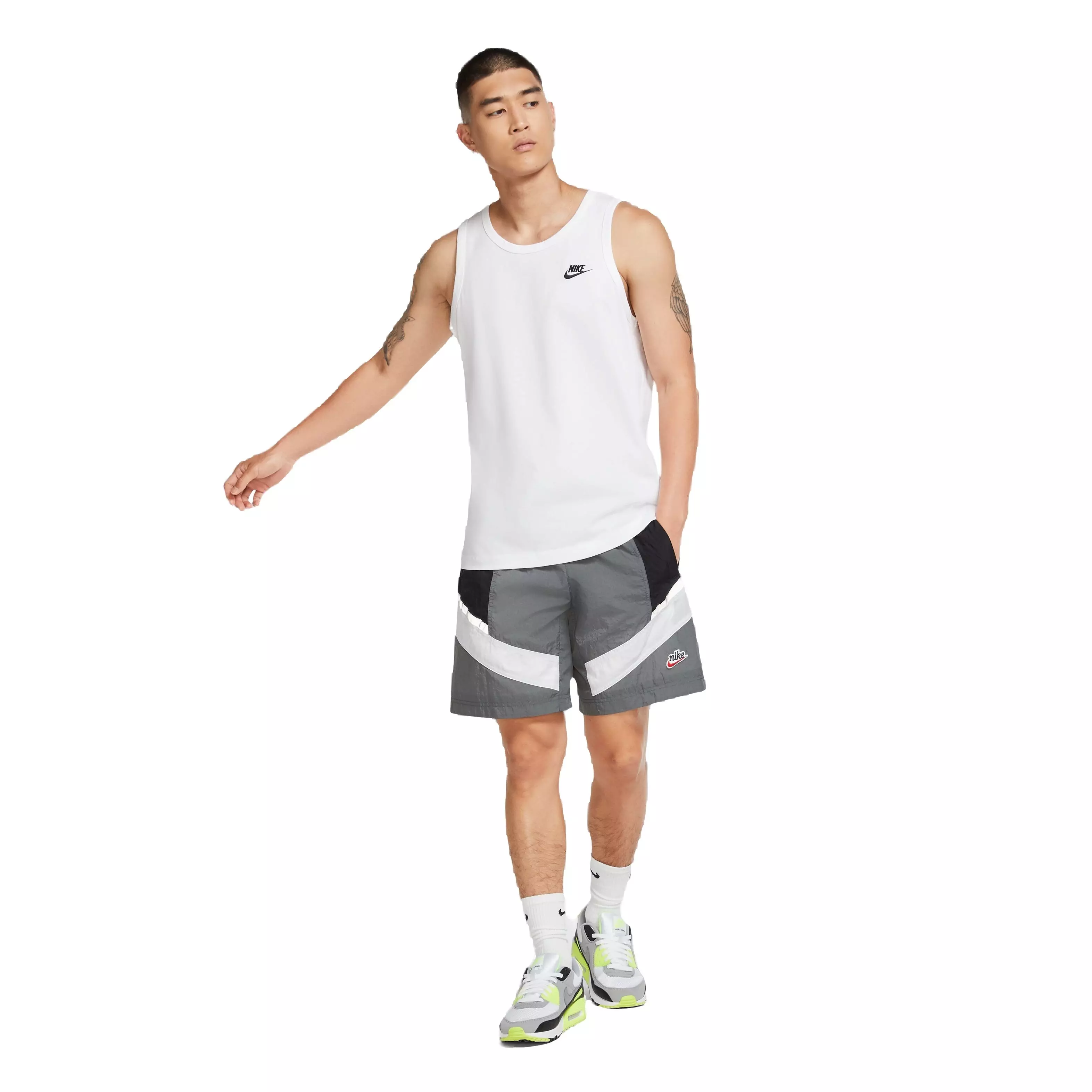 Nike Men's Sportswear Club Tank - White - WHITE