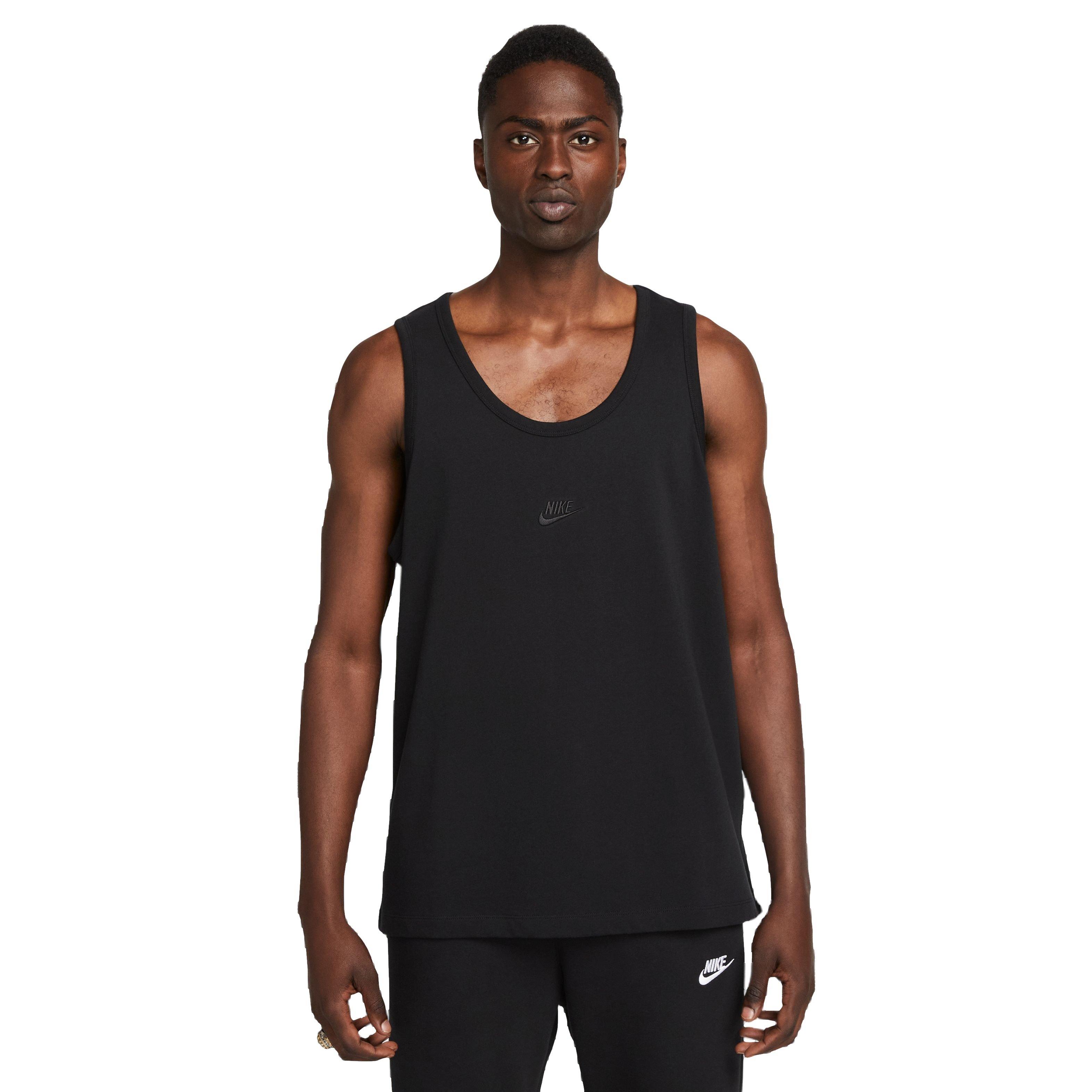 Nike Men's Sportswear Premium Essentials Tank - Black - BLACK Thumbnail View 1