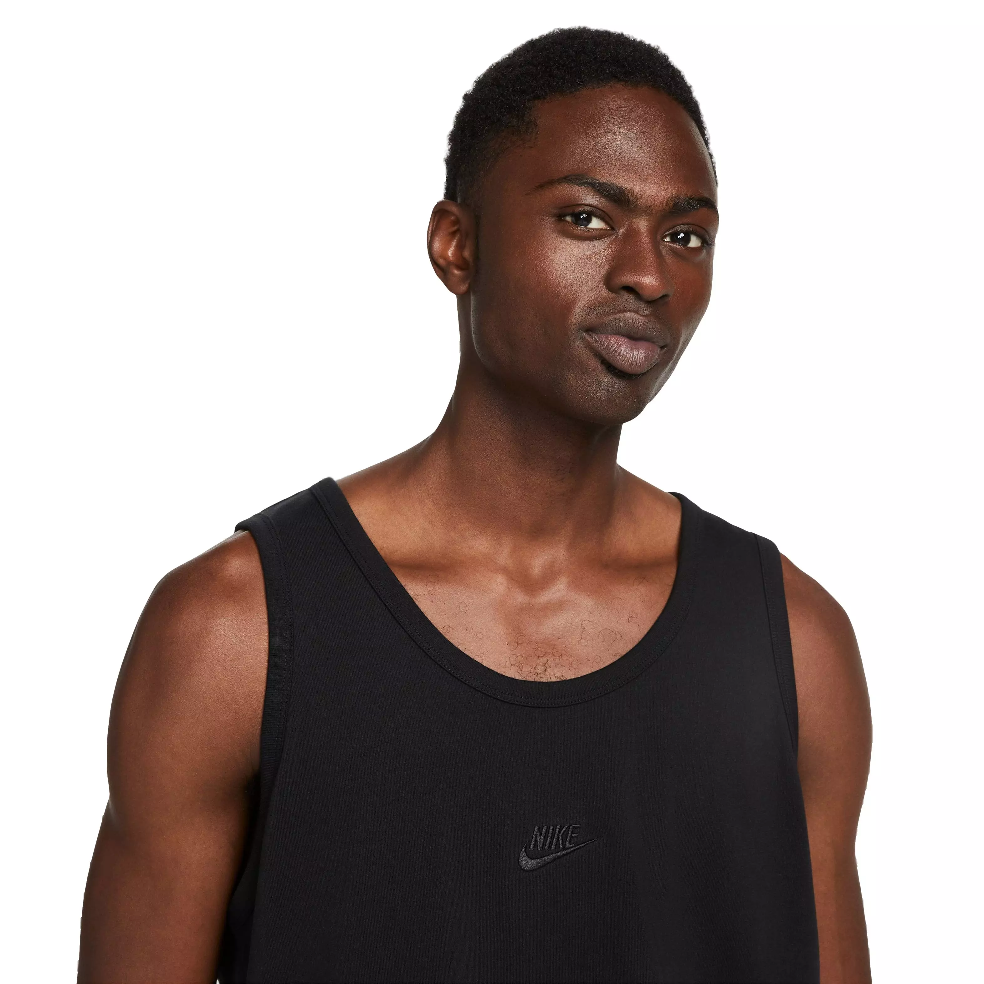 Nike Men's Sportswear Premium Essentials Tank - Black - BLACK