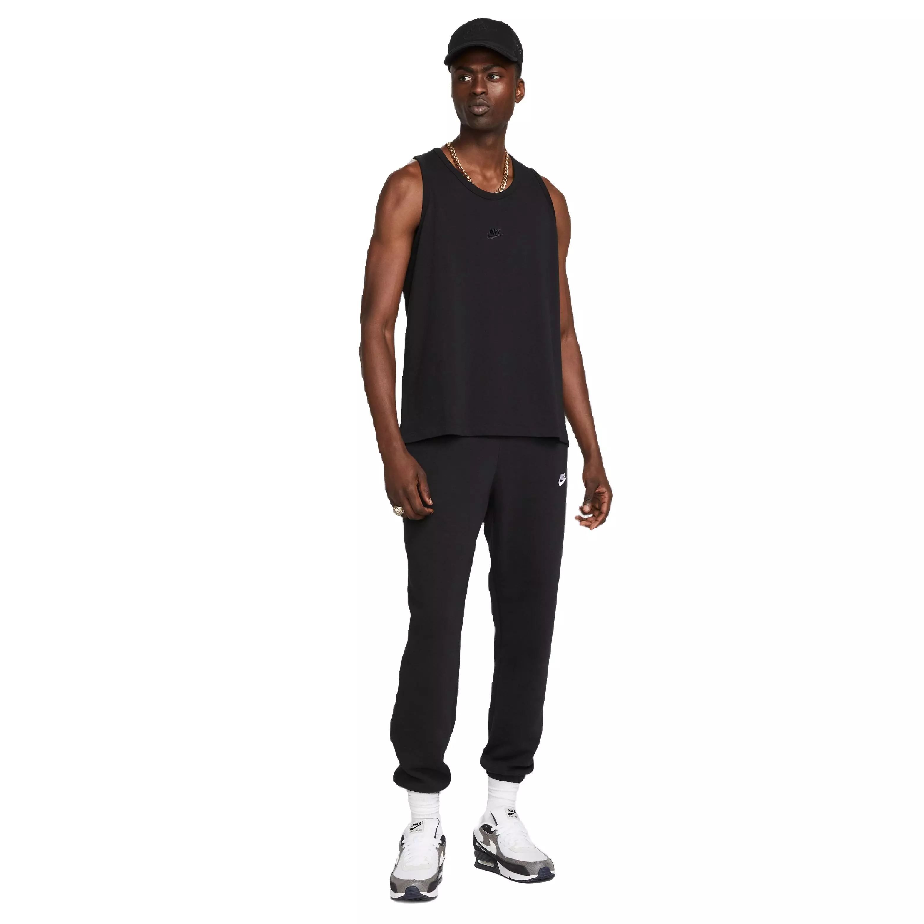Nike Men's Sportswear Premium Essentials Tank - BLACK