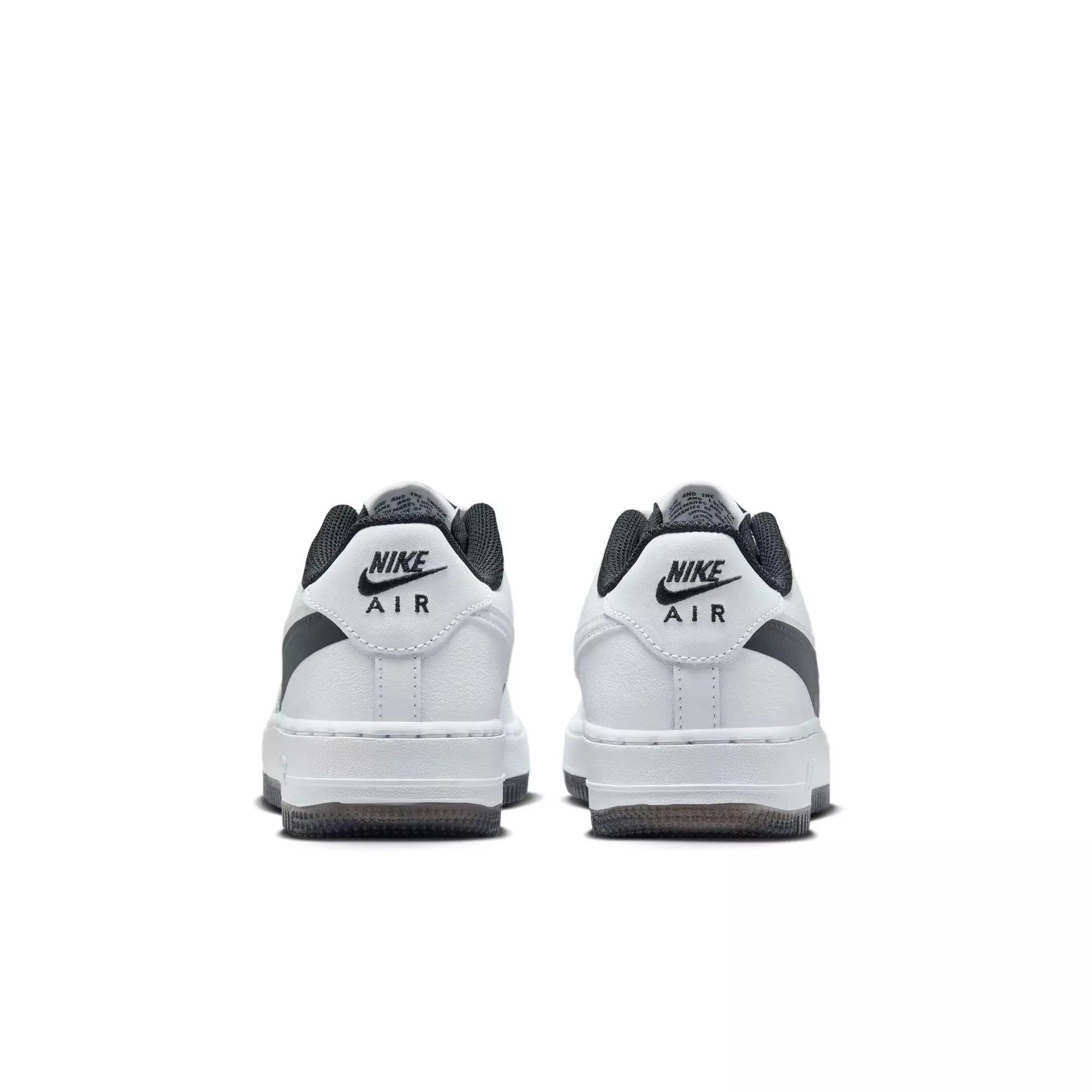 Nike Air Force 1 LV8 2 "White/Black" Grade School Boys' Shoe - WHITE/BLACK