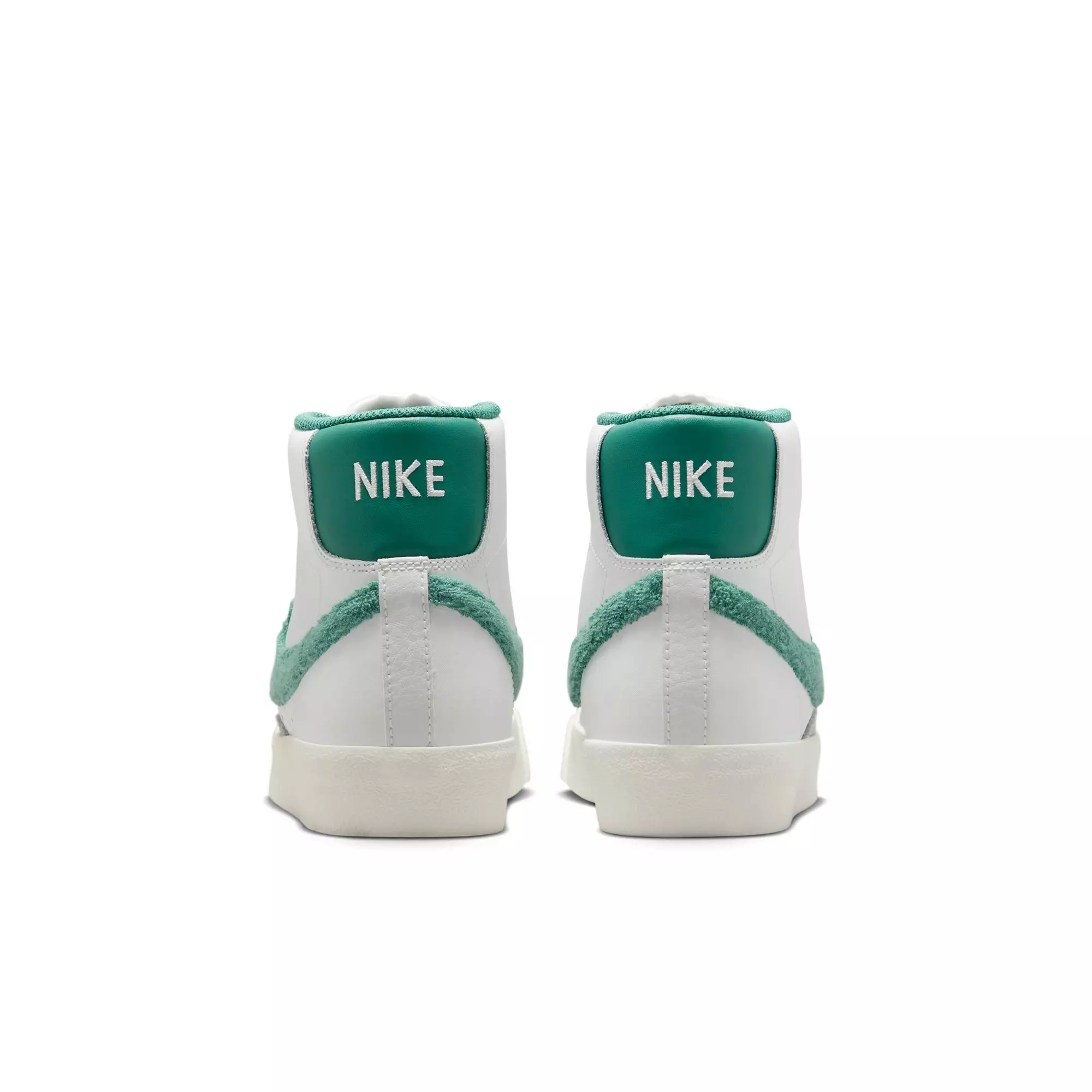 Nike Blazer Mid '77 SE "Summit White/Bicoastal/Phantom" Grade School Boys' Shoe - WHITE/GREEN