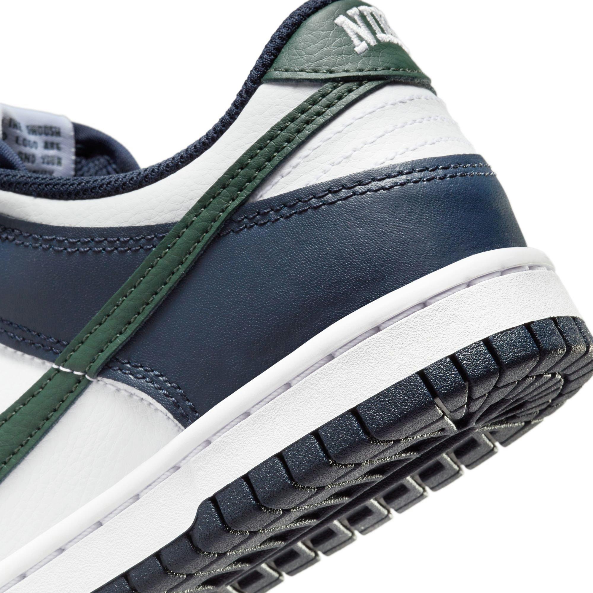 Nike Dunk Low Grade School Boys' "Obsidian/Vintage Green/White" Shoe
