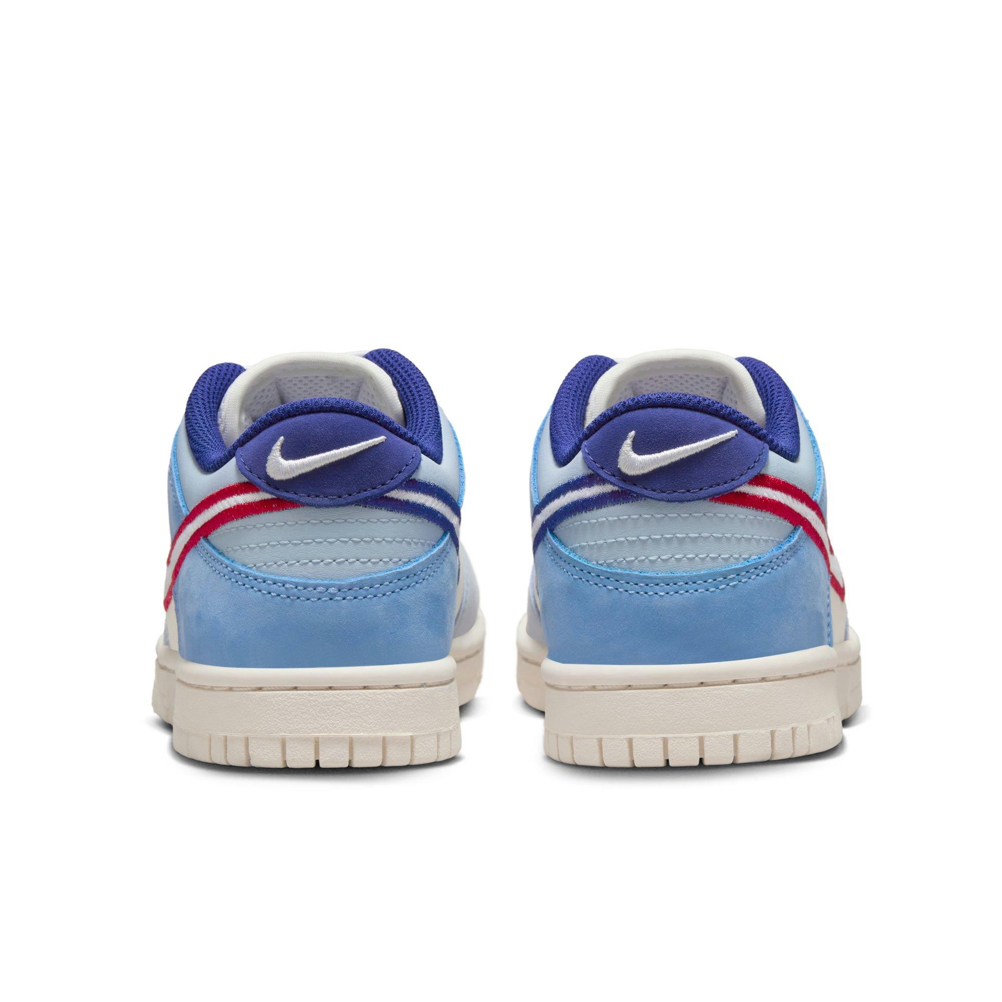 Nike Dunk Low Grade School Boys' "Sail/White/Lt Armory Blue" Shoe