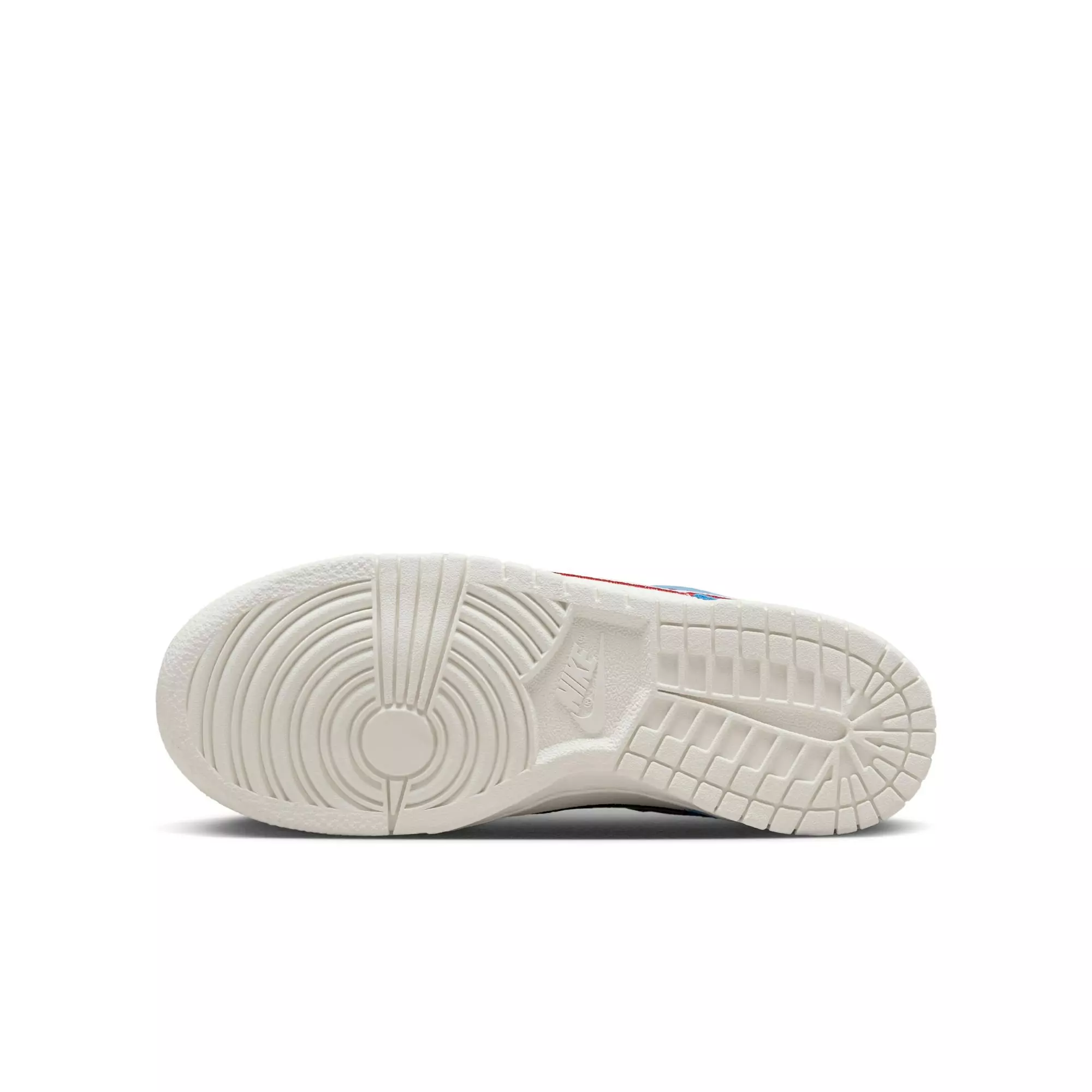 Nike Dunk Low "Sail/White/Lt Armory Blue" Grade School Boys' Shoe - BLUE