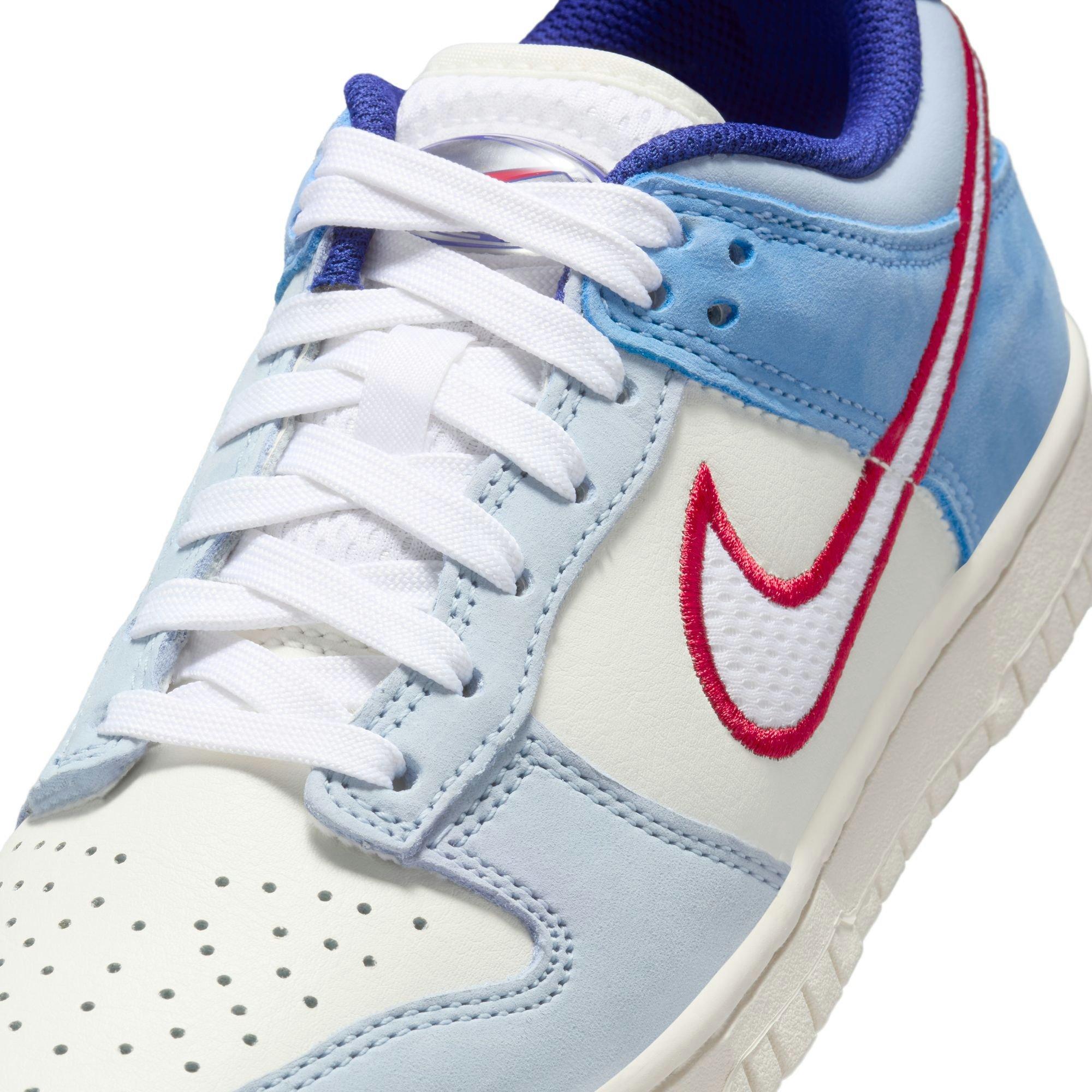 Nike Dunk Low Grade School Boys' "Sail/White/Lt Armory Blue" Shoe