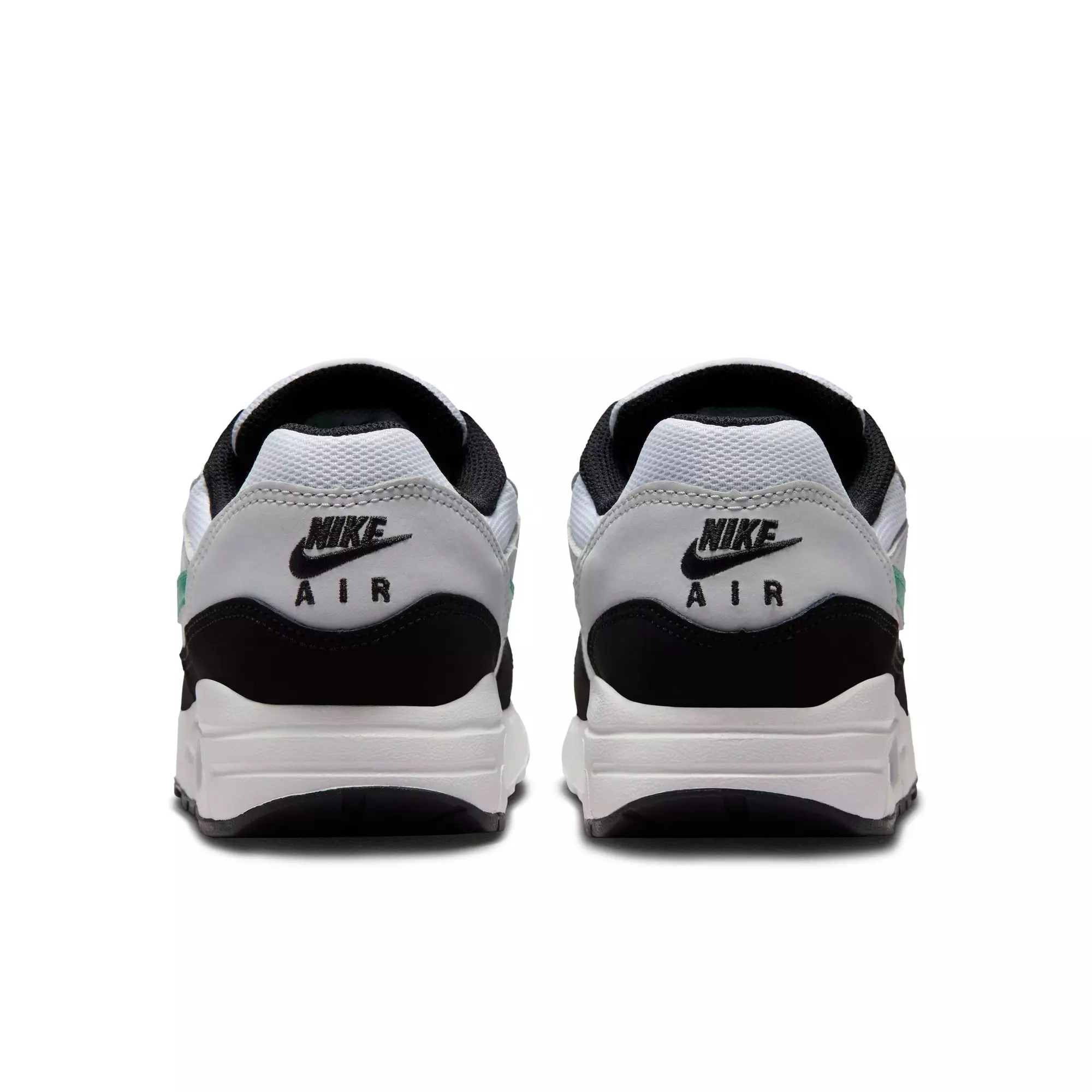 Nike Air Max 1 "White/Stadium Green/Pure Platinum/Black" Grade School Boys' Shoe - WHITE/GREEN