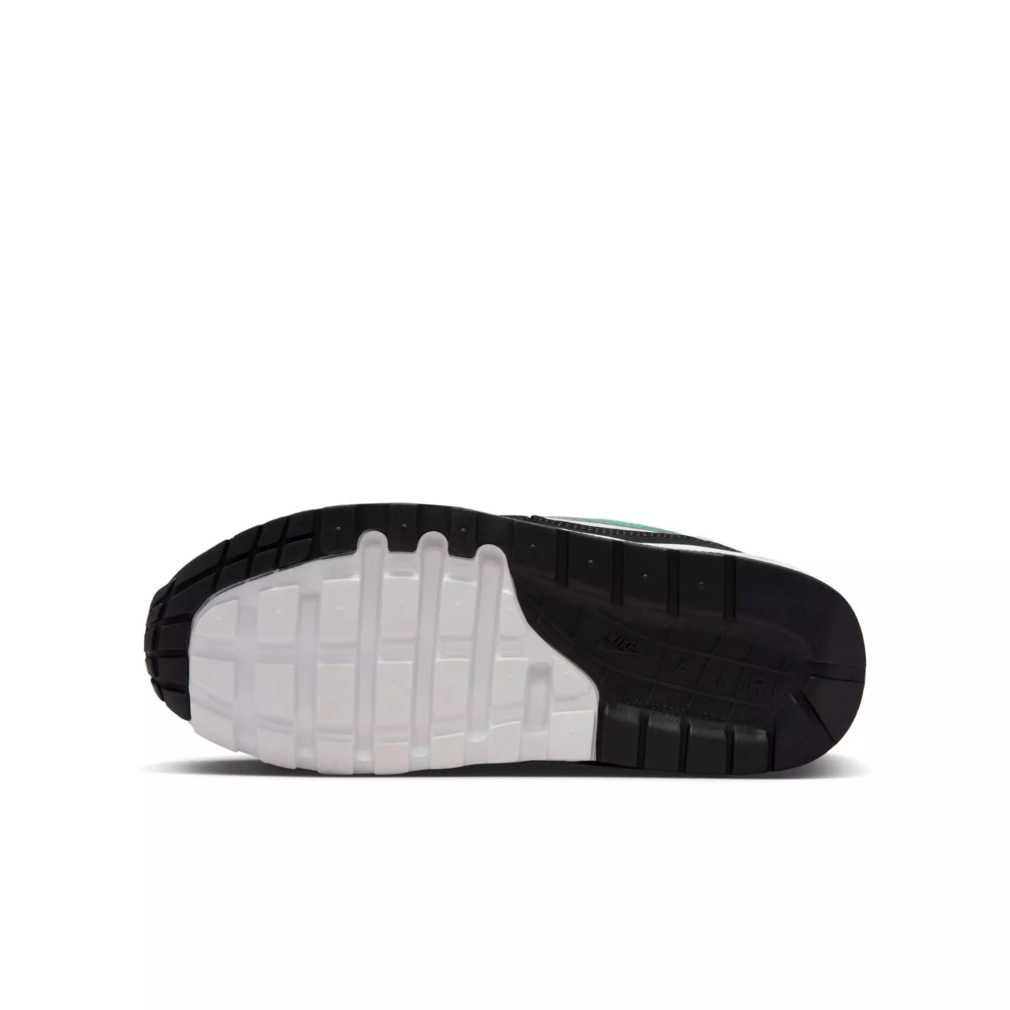 Nike Air Max 1 "White/Stadium Green/Pure Platinum/Black" Grade School Boys' Shoe - WHITE/GREEN