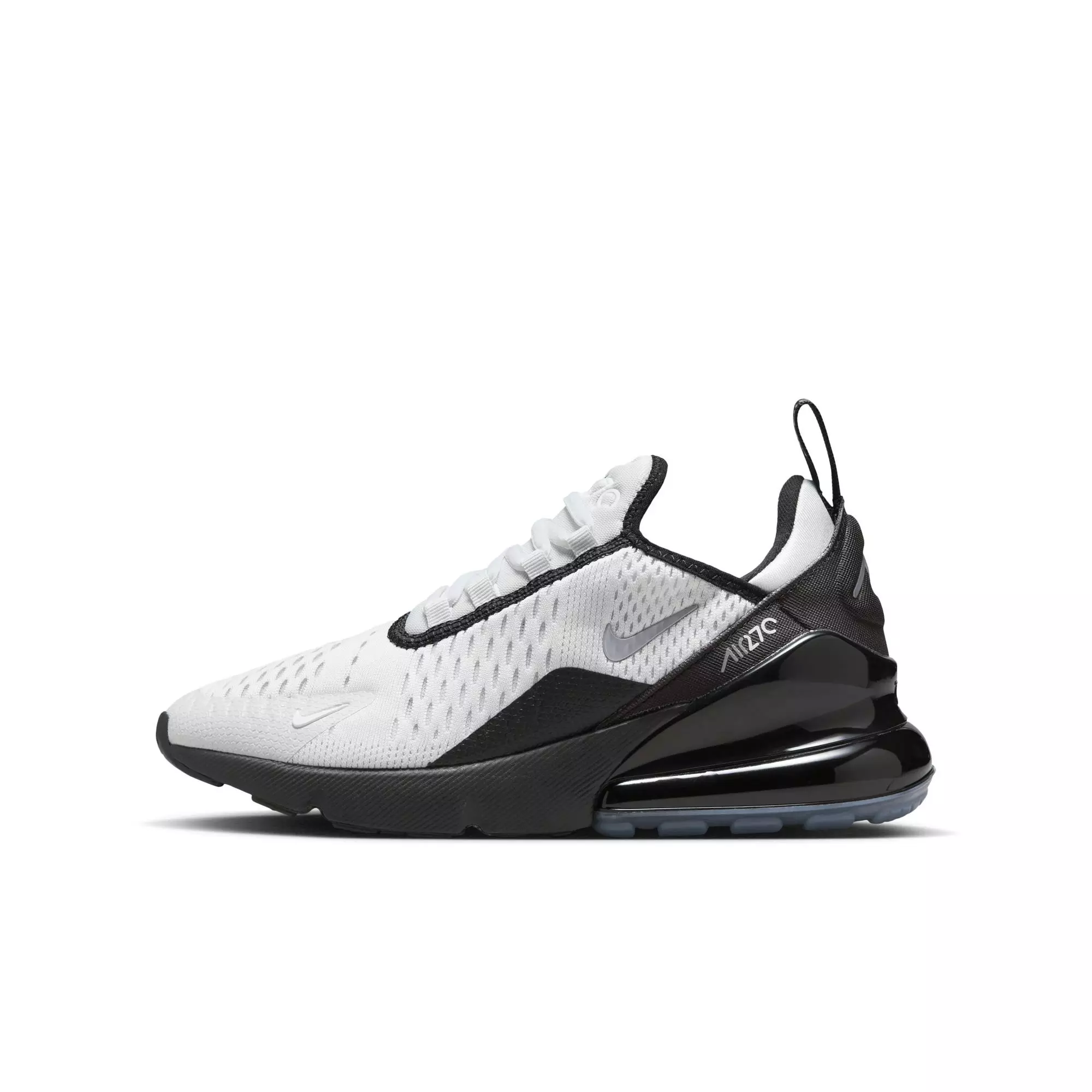 Nike Air Max 270 "Photon Dust/MTLC Cool Grey/Black" Grade School Boys' Shoe - GREY/BLACK/WHITE