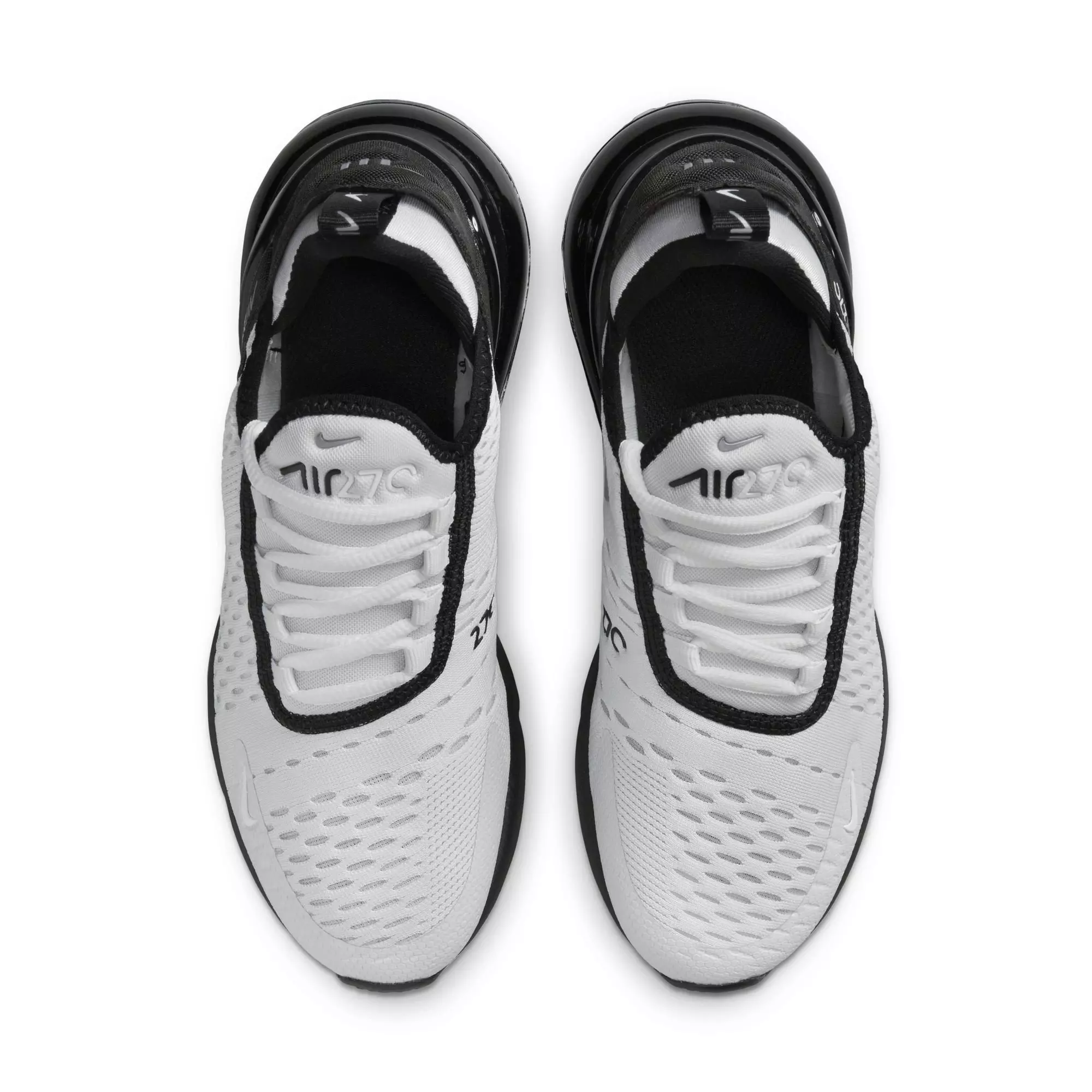 Nike Air Max 270 "Photon Dust/MTLC Cool Grey/Black" Grade School Boys' Shoe - GREY/BLACK/WHITE