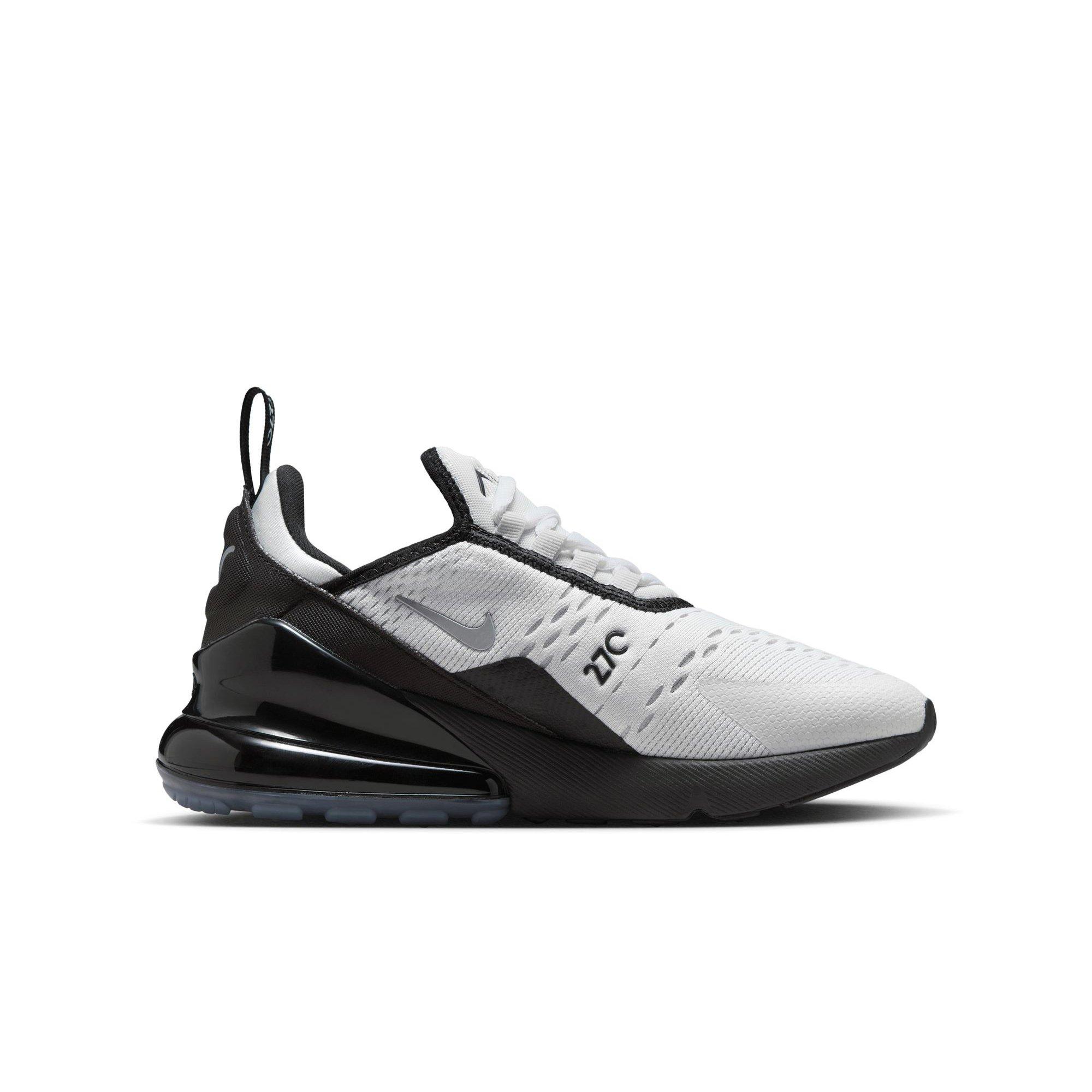 Nike Air Max 270 "Photon Dust/MTLC Cool Grey/Black" Grade School Boys' Shoe - GREY/BLACK/WHITE Thumbnail View 2