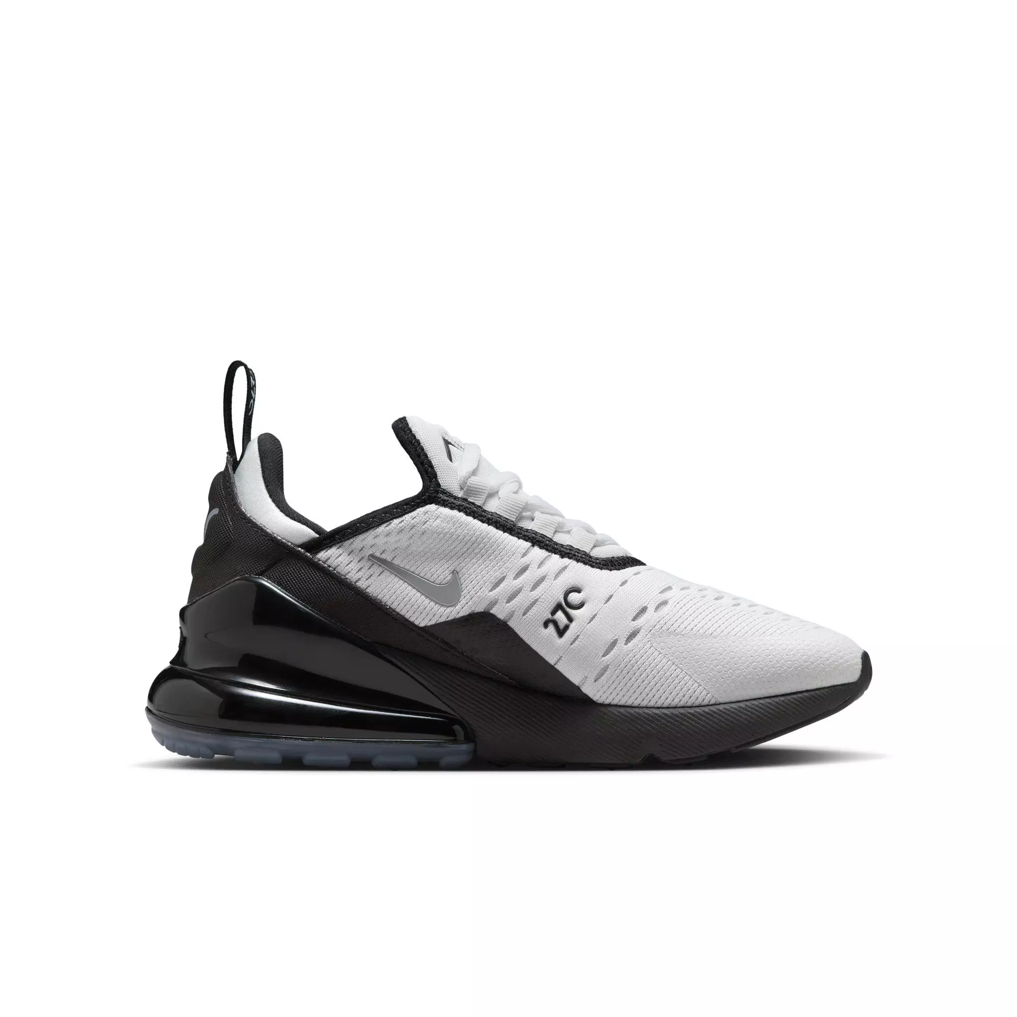 Nike Air Max 270 "Photon Dust/MTLC Cool Grey/Black" Grade School Boys' Shoe - GREY/BLACK/WHITE