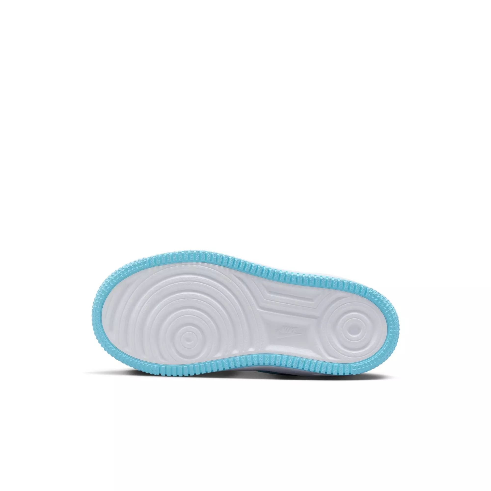 Nike Air Force 1 Low EasyOn "White/Aquarius Blue" Preschool Boys' Shoe - WHITE/BLUE