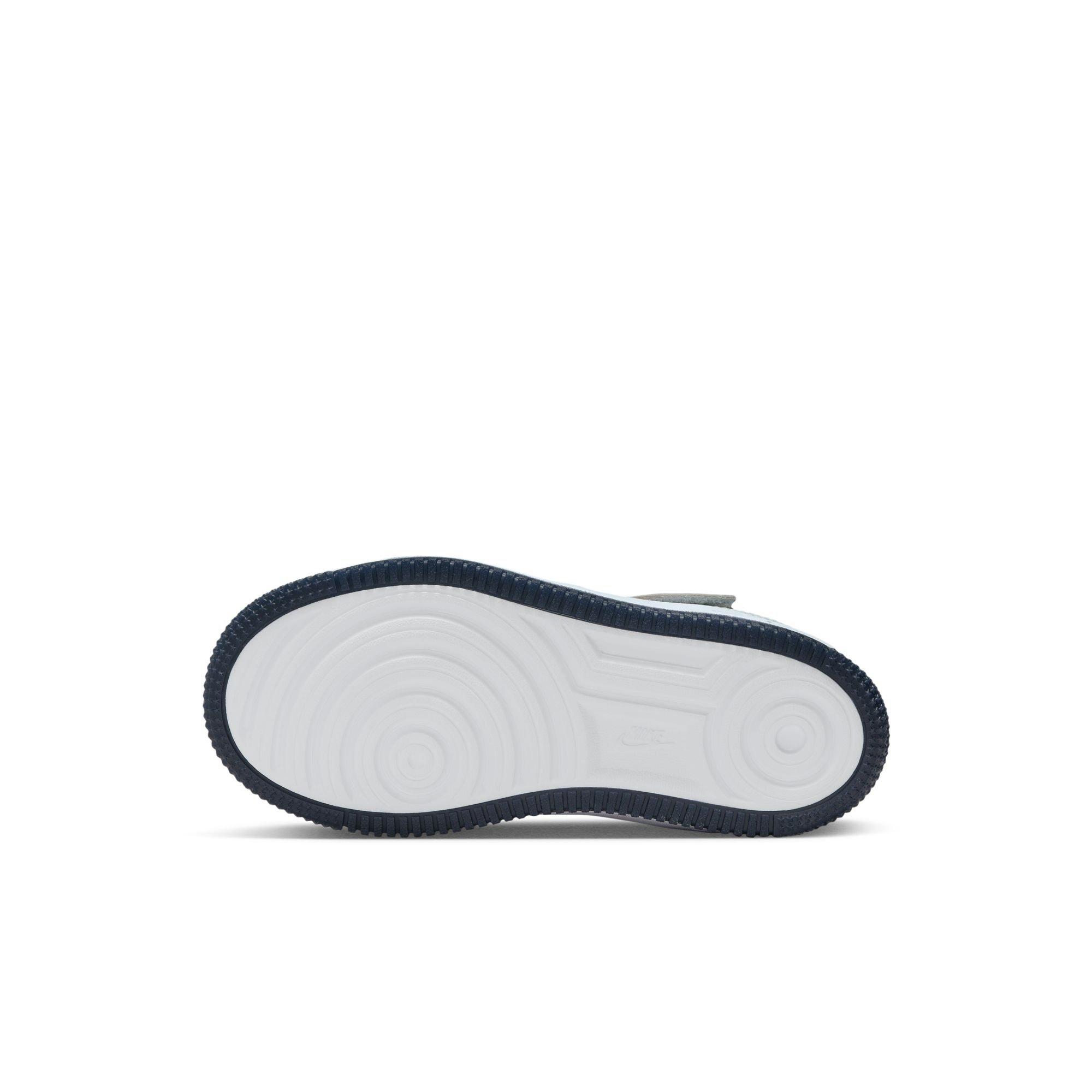 Nike Air Force 1 Low EasyOn "Pure Platinum" Preschool Boys' Shoe - GREY/RED Thumbnail View 9