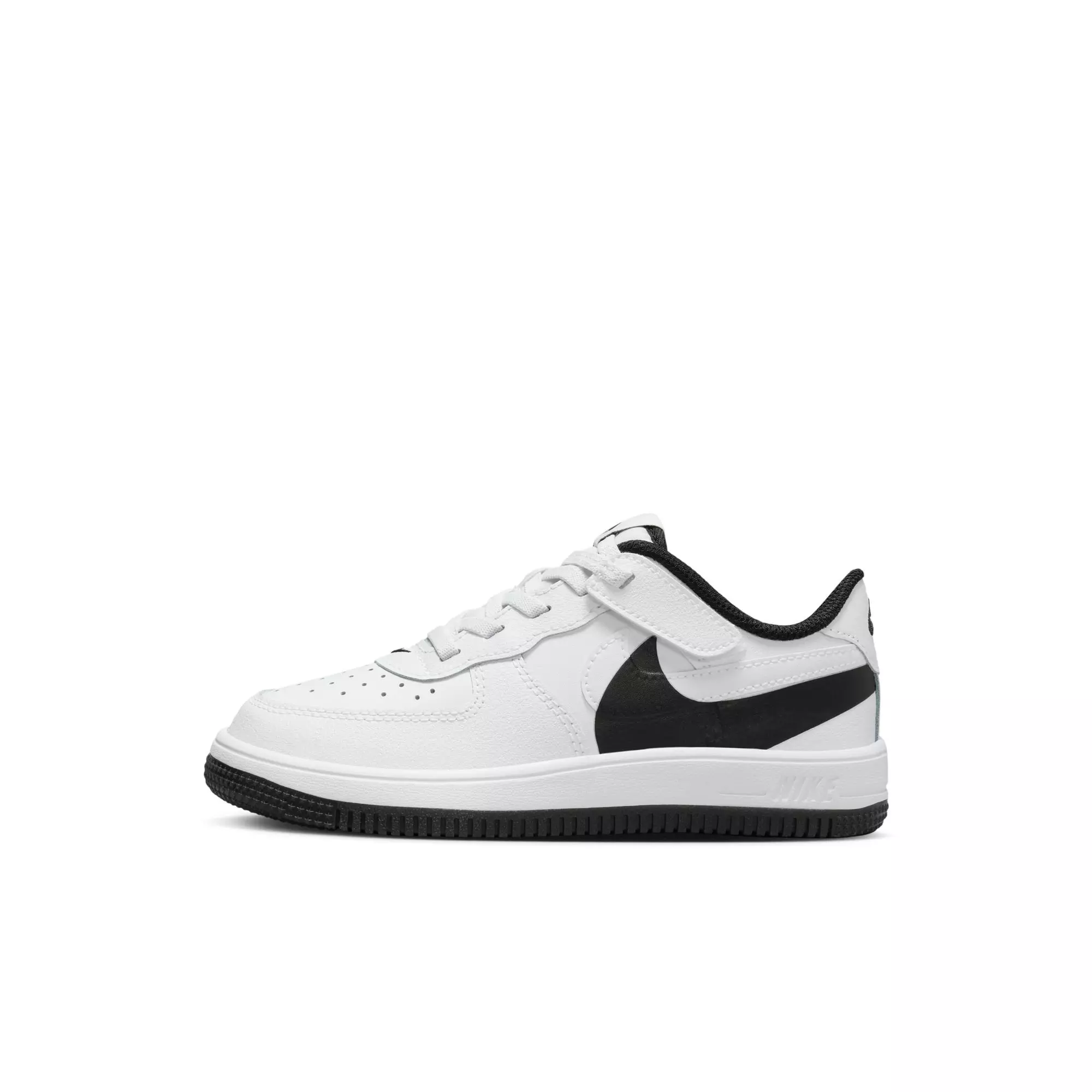 Nike Air Force 1 Low EasyOn "White/Black" Preschool Boys' Shoe - WHITE/BLACK