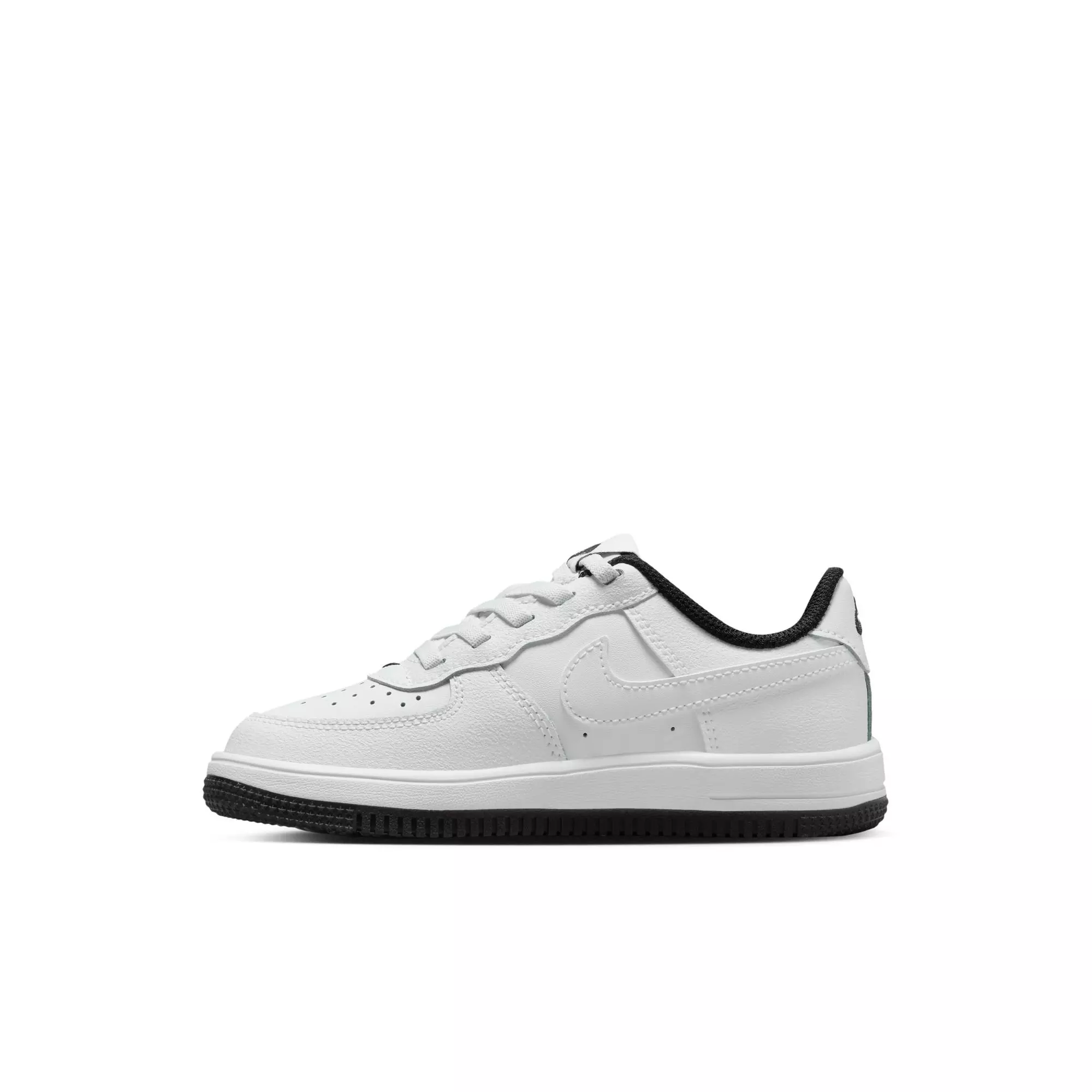 Nike Air Force 1 Low EasyOn "White/Black" Preschool Boys' Shoe - WHITE/BLACK