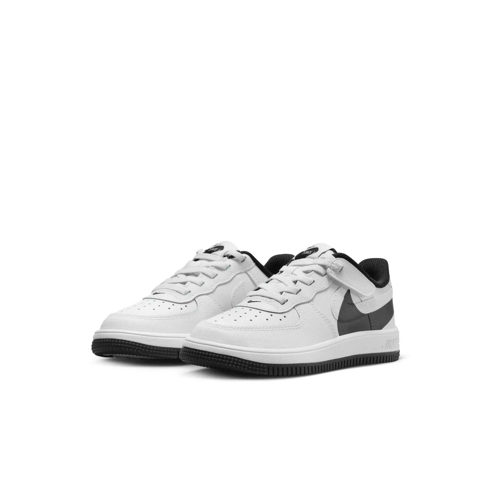 Nike Air Force 1 Low EasyOn "White/Black" Preschool Boys' Shoe - WHITE/BLACK