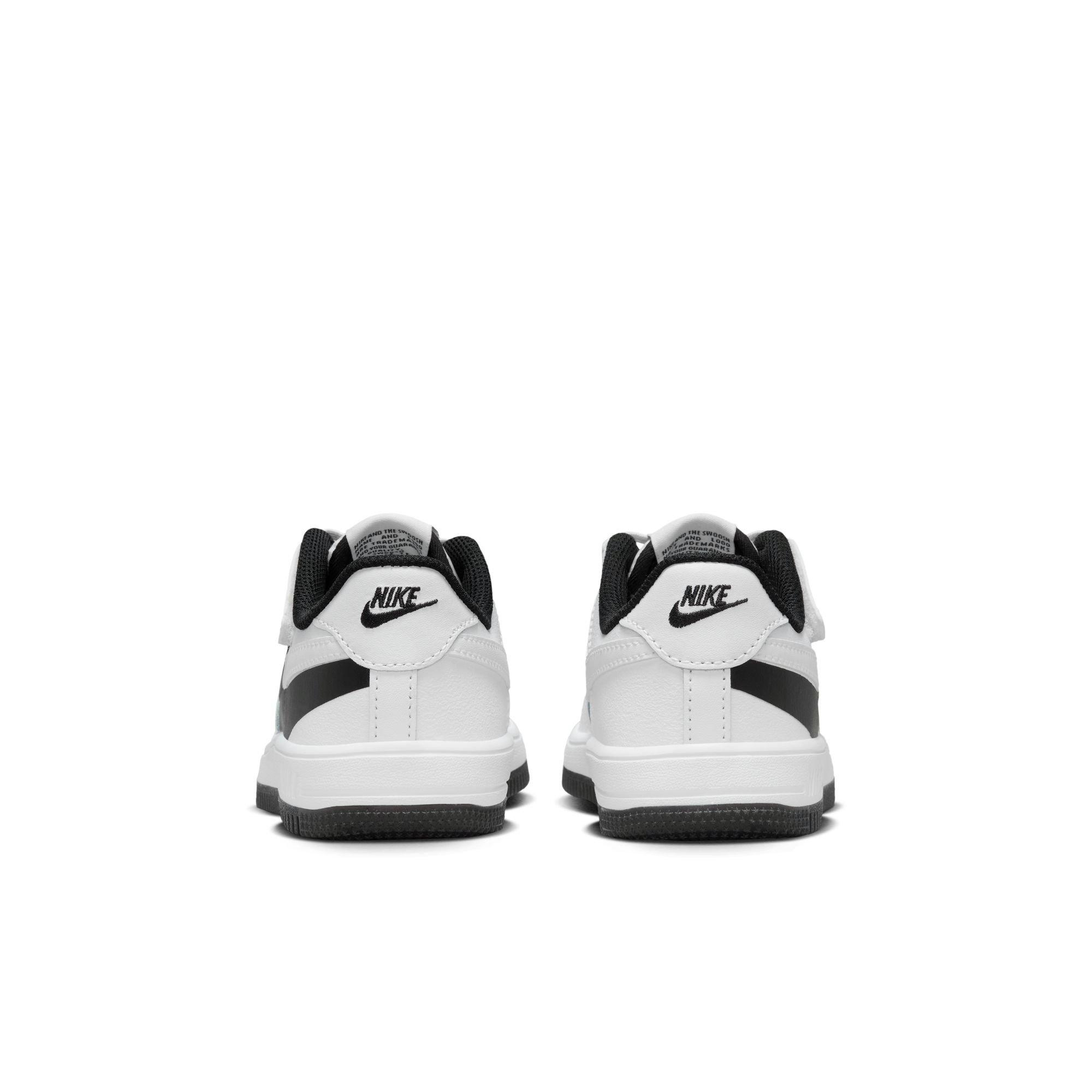 Nike Air Force 1 Low EasyOn "White/Black" Preschool Boys' Shoe - WHITE/BLACK Thumbnail View 6